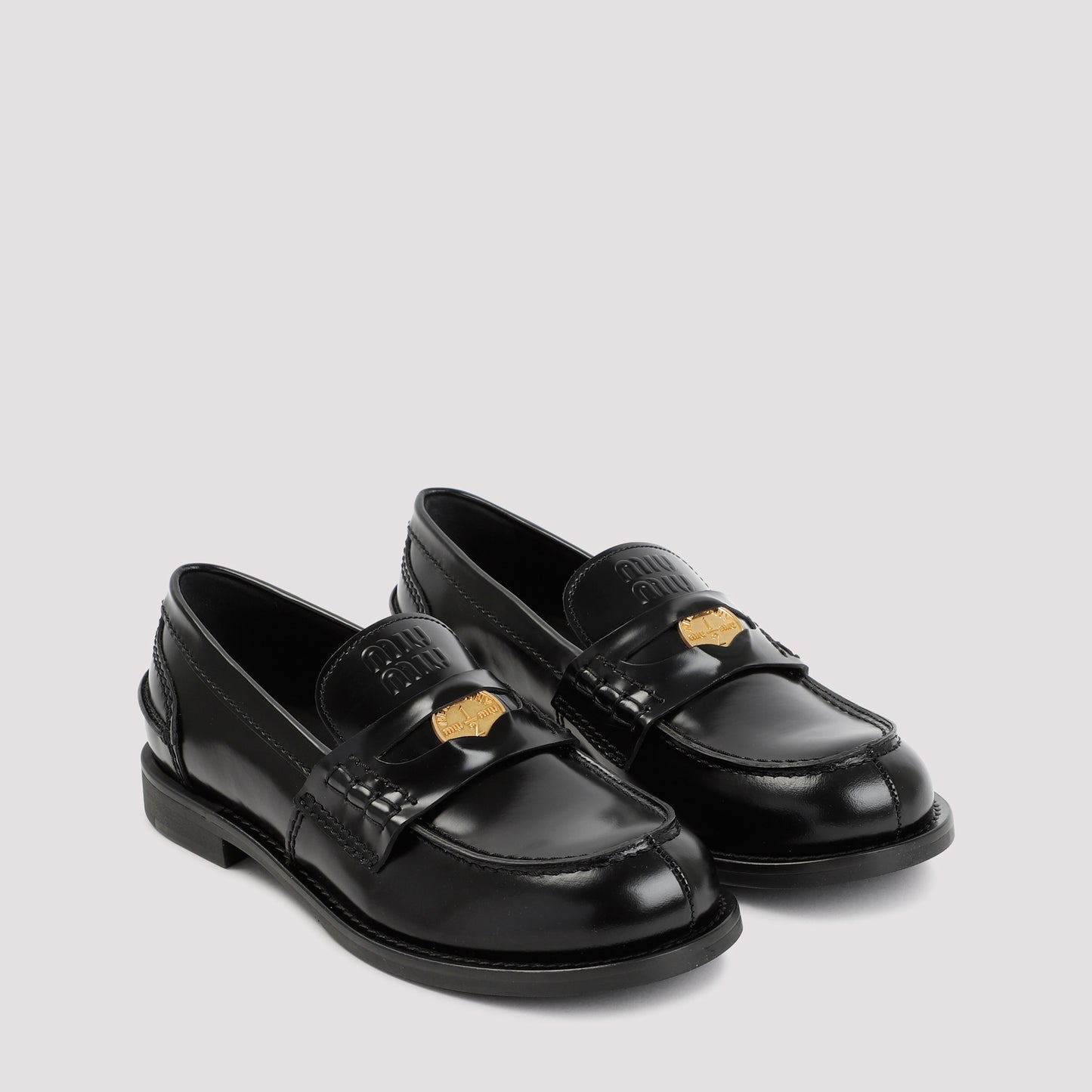Miu Miu Leather Loafers