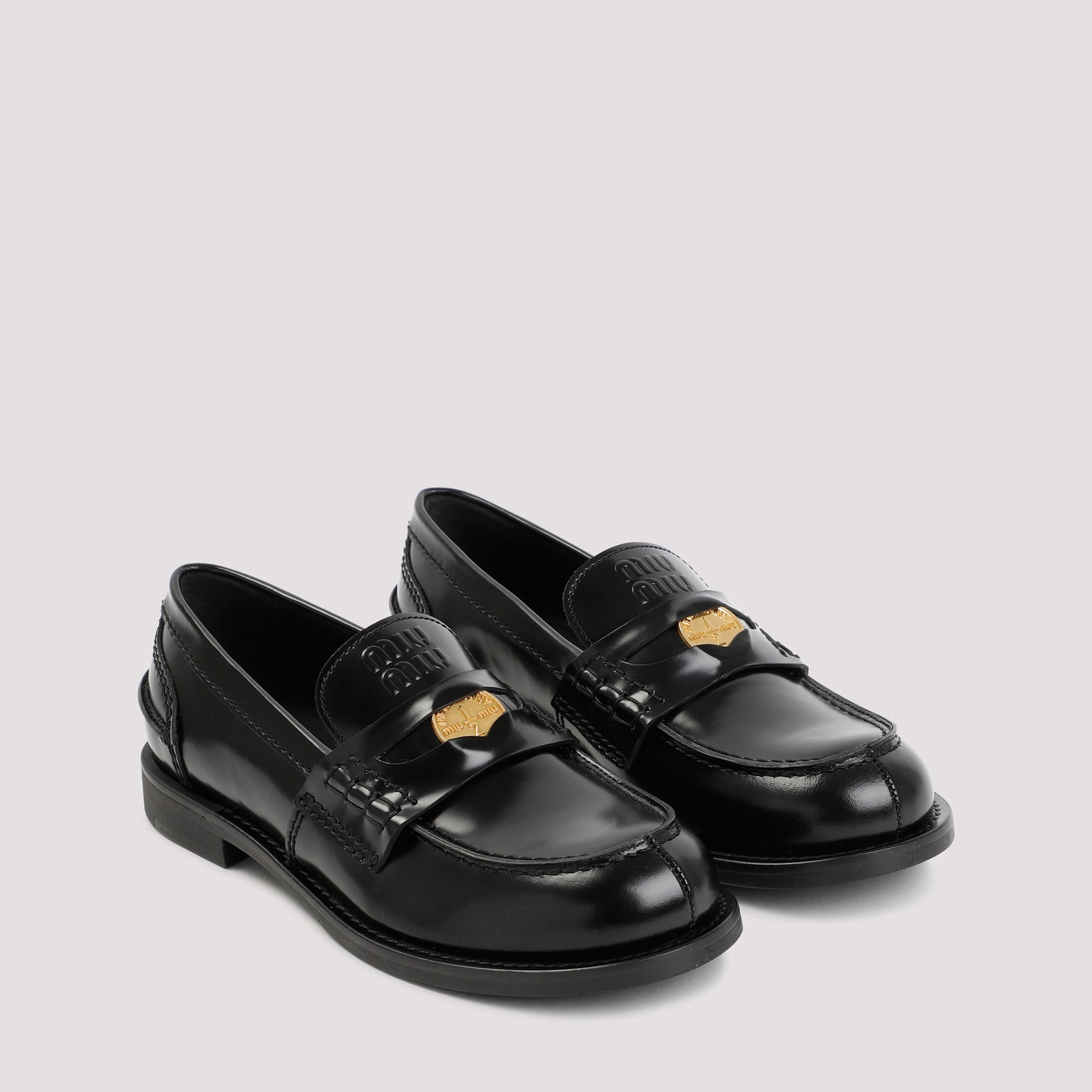 Miu Miu Leather Loafers