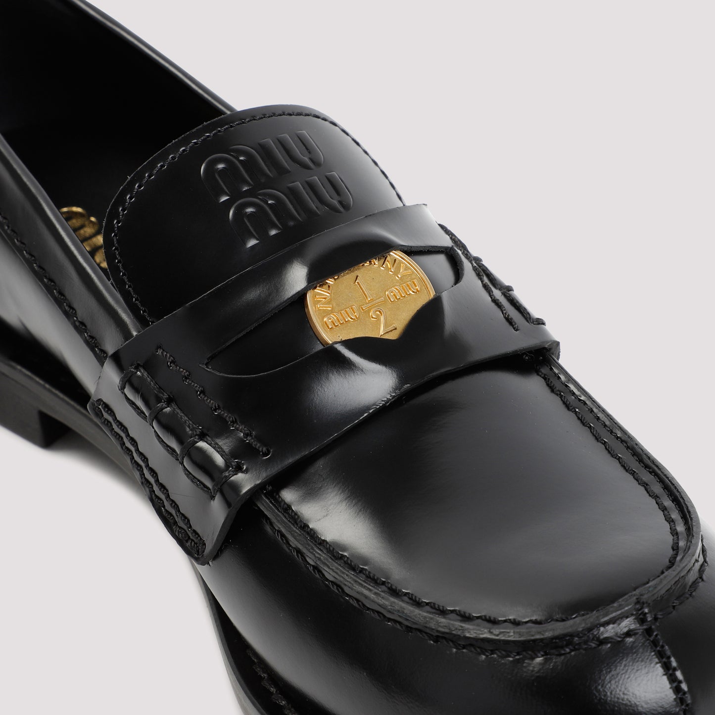 Miu Miu Leather Loafers