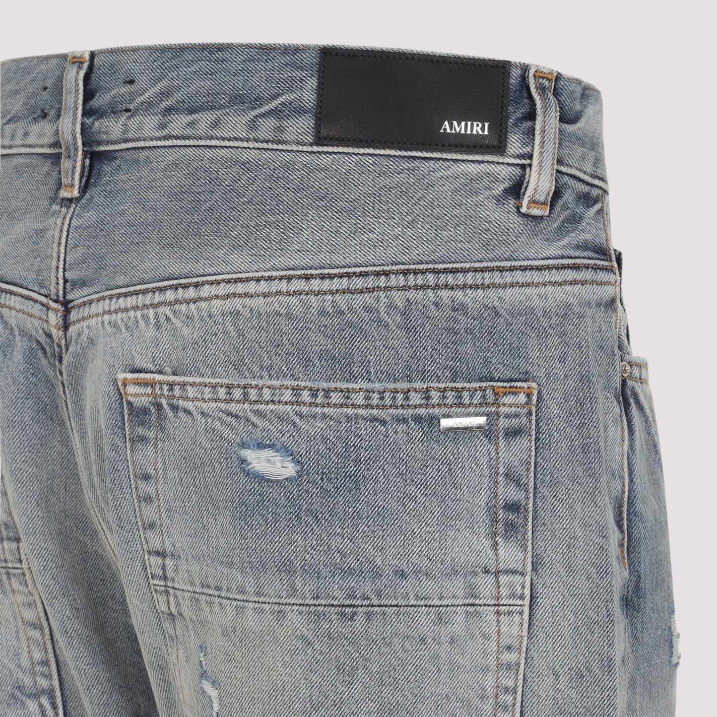 Amiri Suede Straight Mx1 Jeans