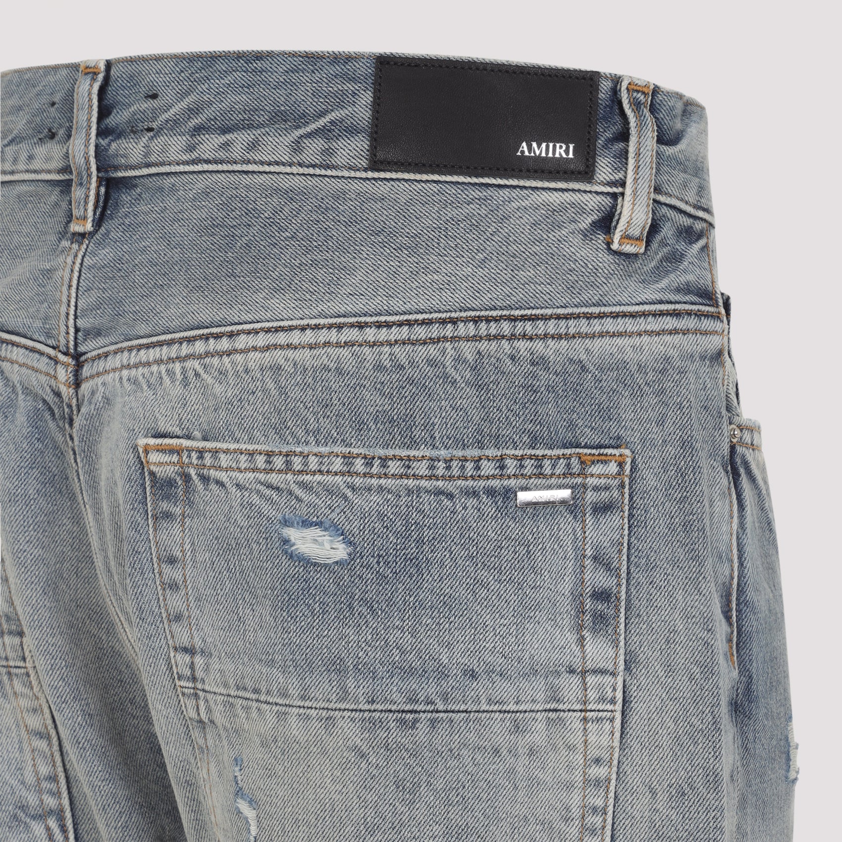 Amiri Suede Straight Mx1 Jeans
