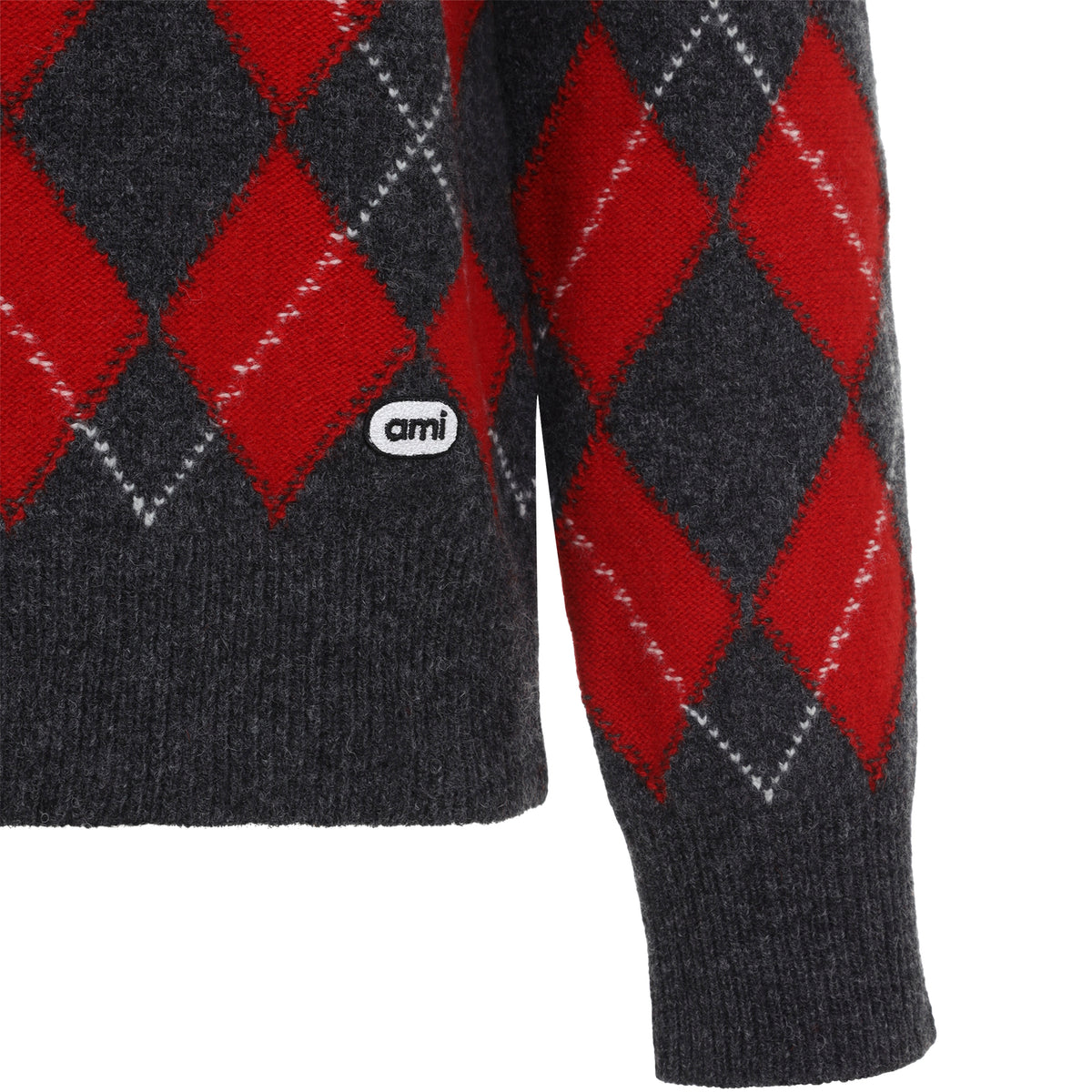 Ami Paris Zipped Collar Sweater