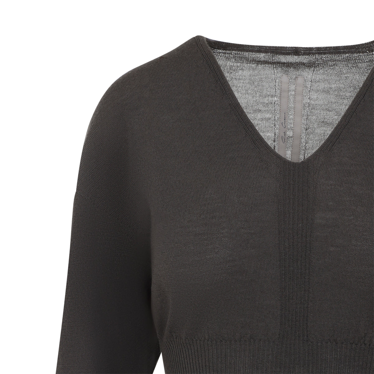 Rick Owens V-Cropped Top