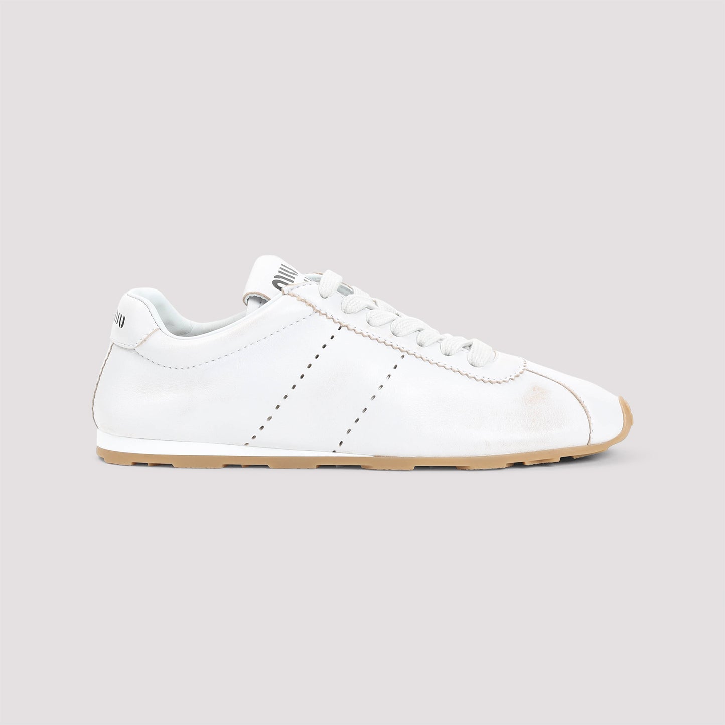 Miu Miu Leather Sneakers