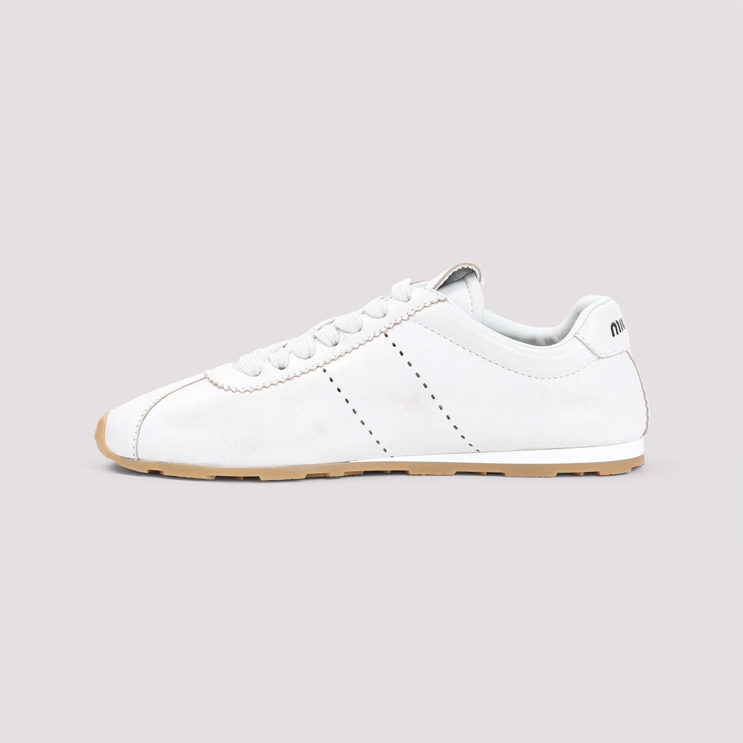 Miu Miu Leather Sneakers