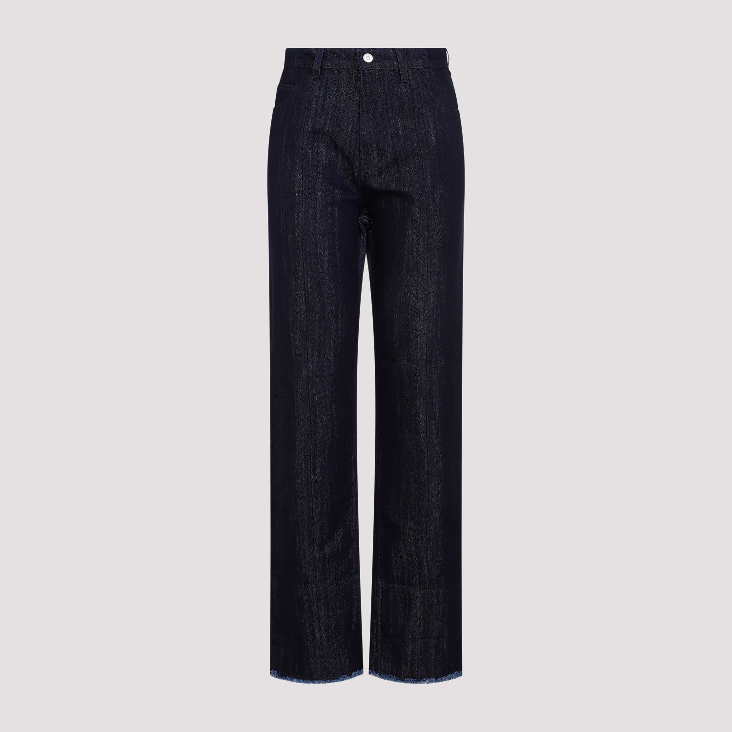 Victoria Beckham Cropped High Waist Tapered Jeans