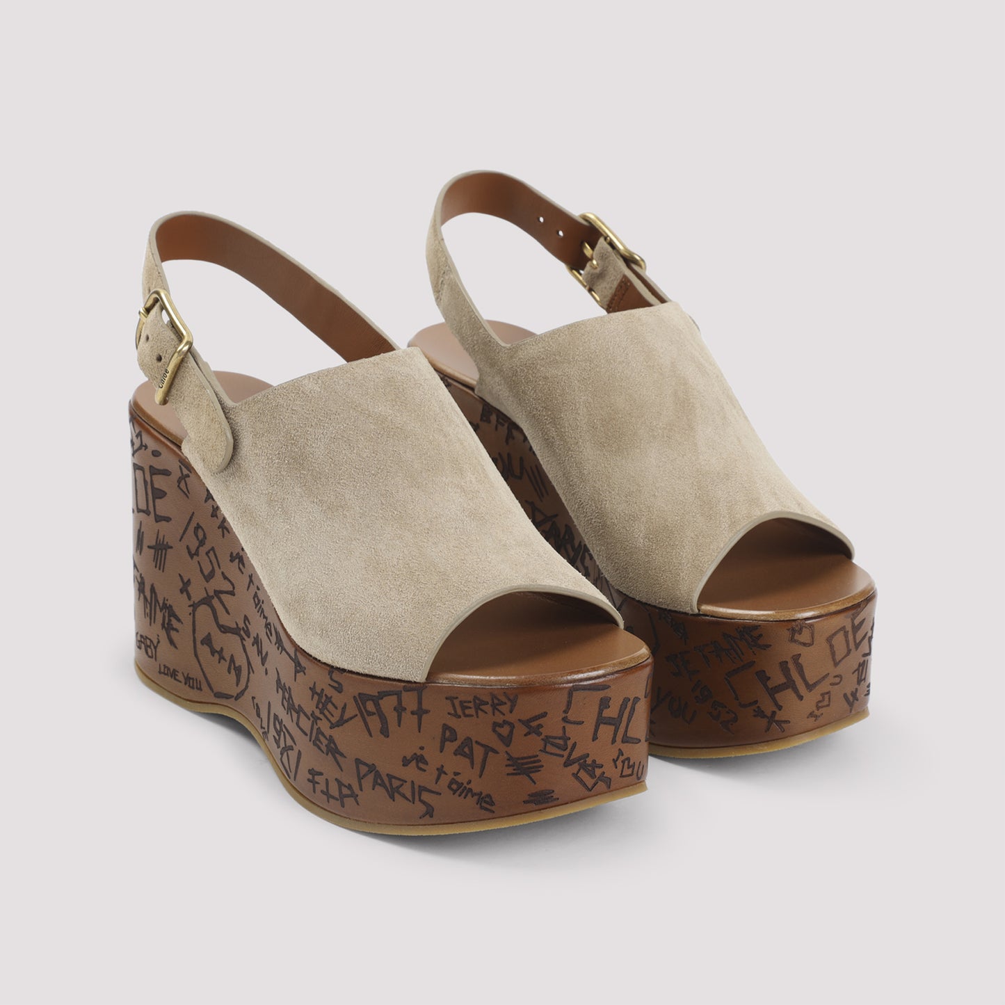 Chloe Maxime Wedges Sandals