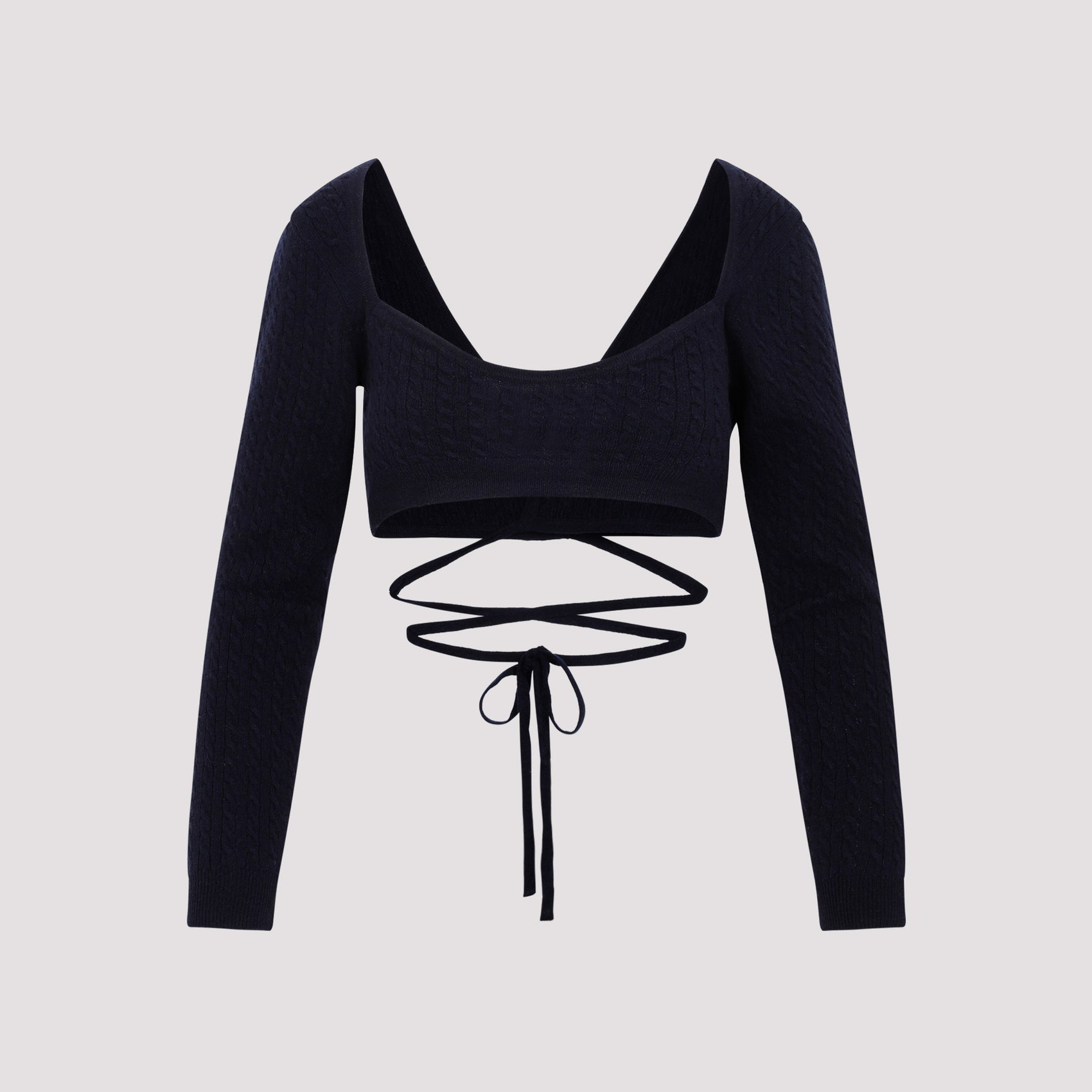 Patou Wrap Knitted Top