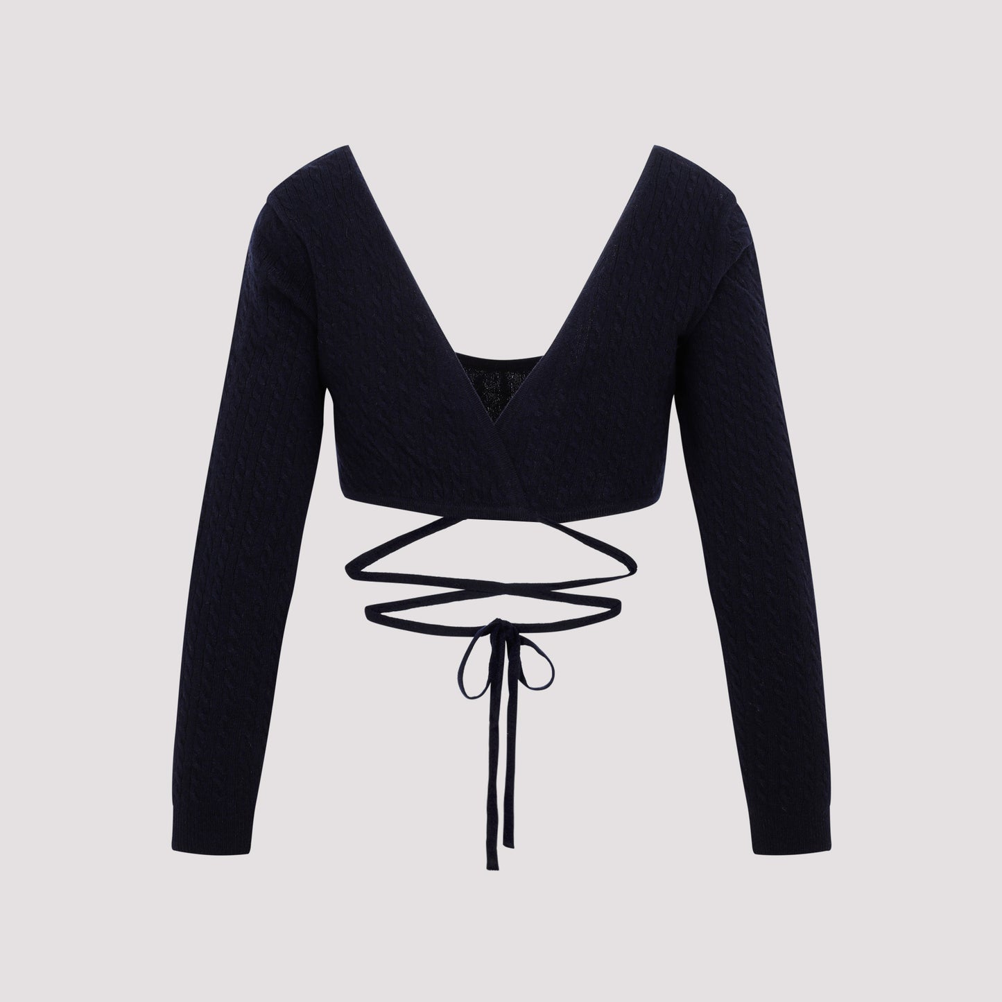 Patou Wrap Knitted Top