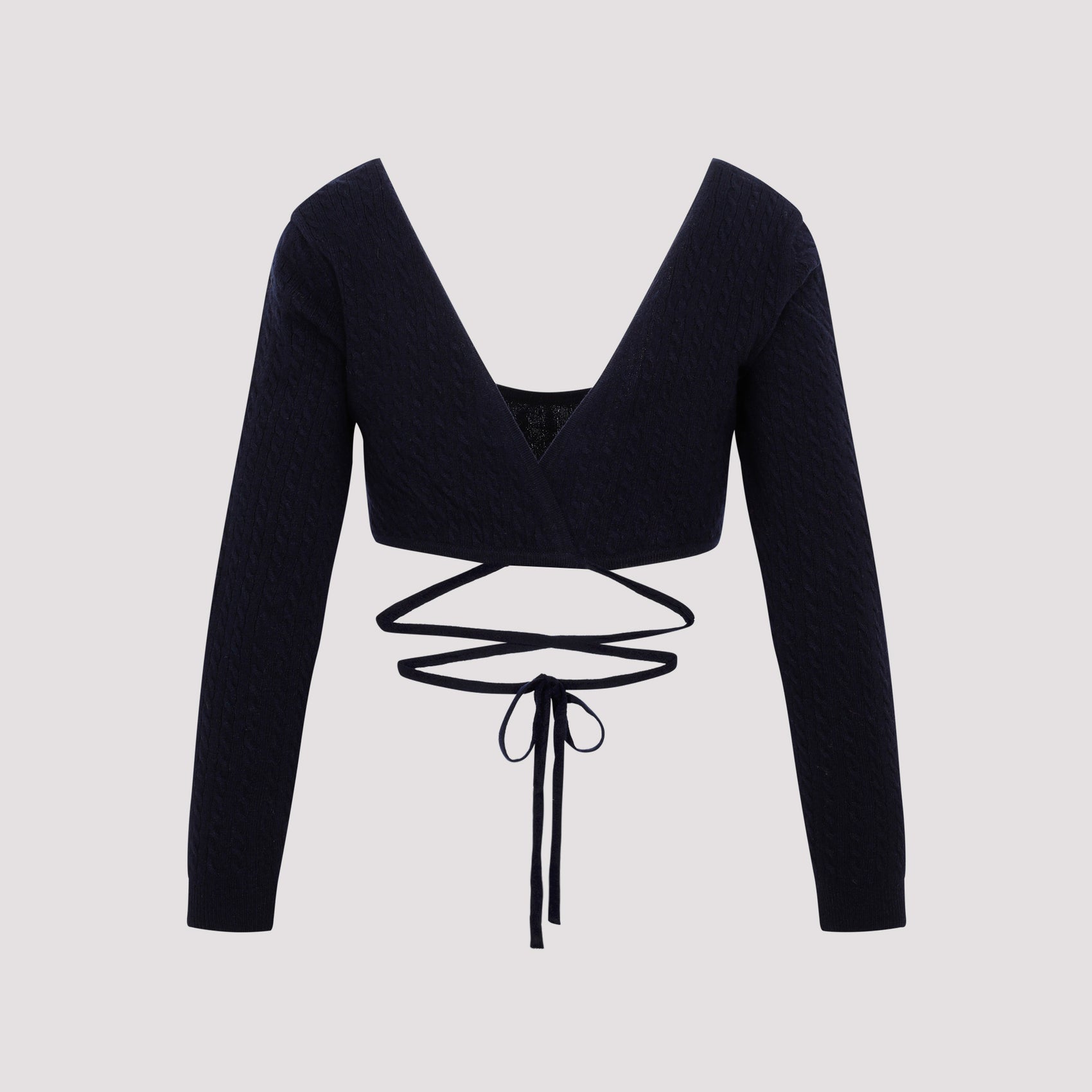 Patou Wrap Knitted Top