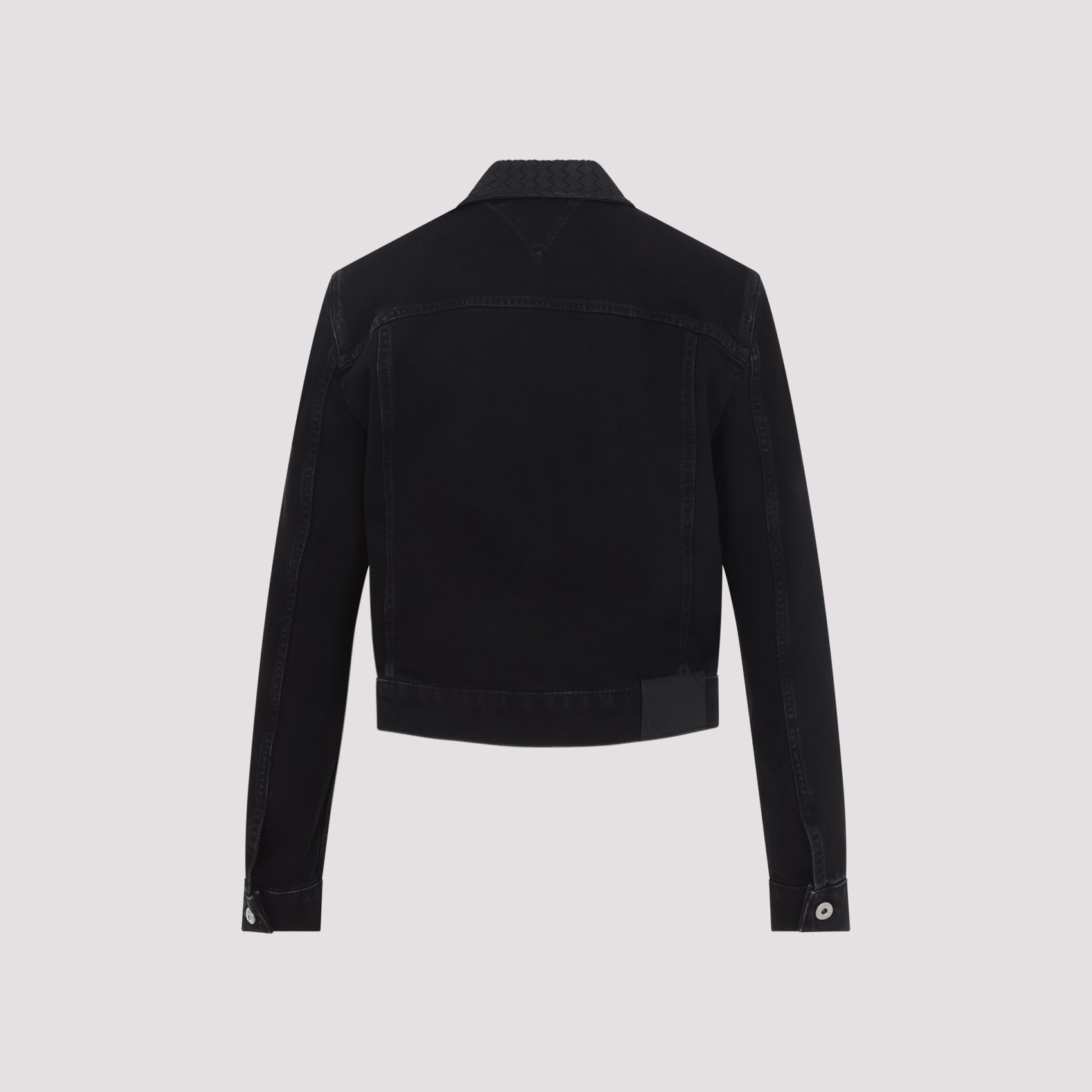 Bottega Veneta Intrecciato Collar Denim Jacket