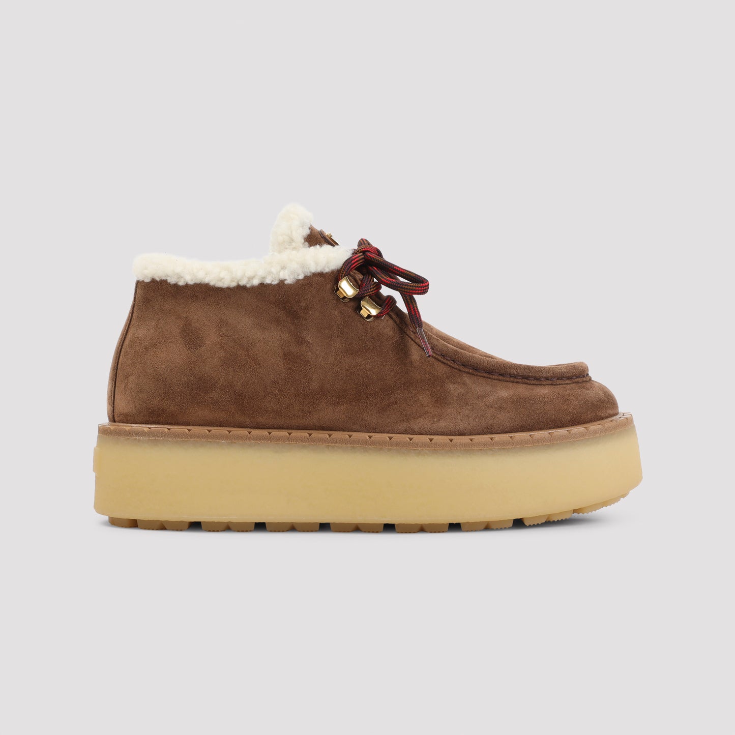 Prada Lace-up Ankle Boots