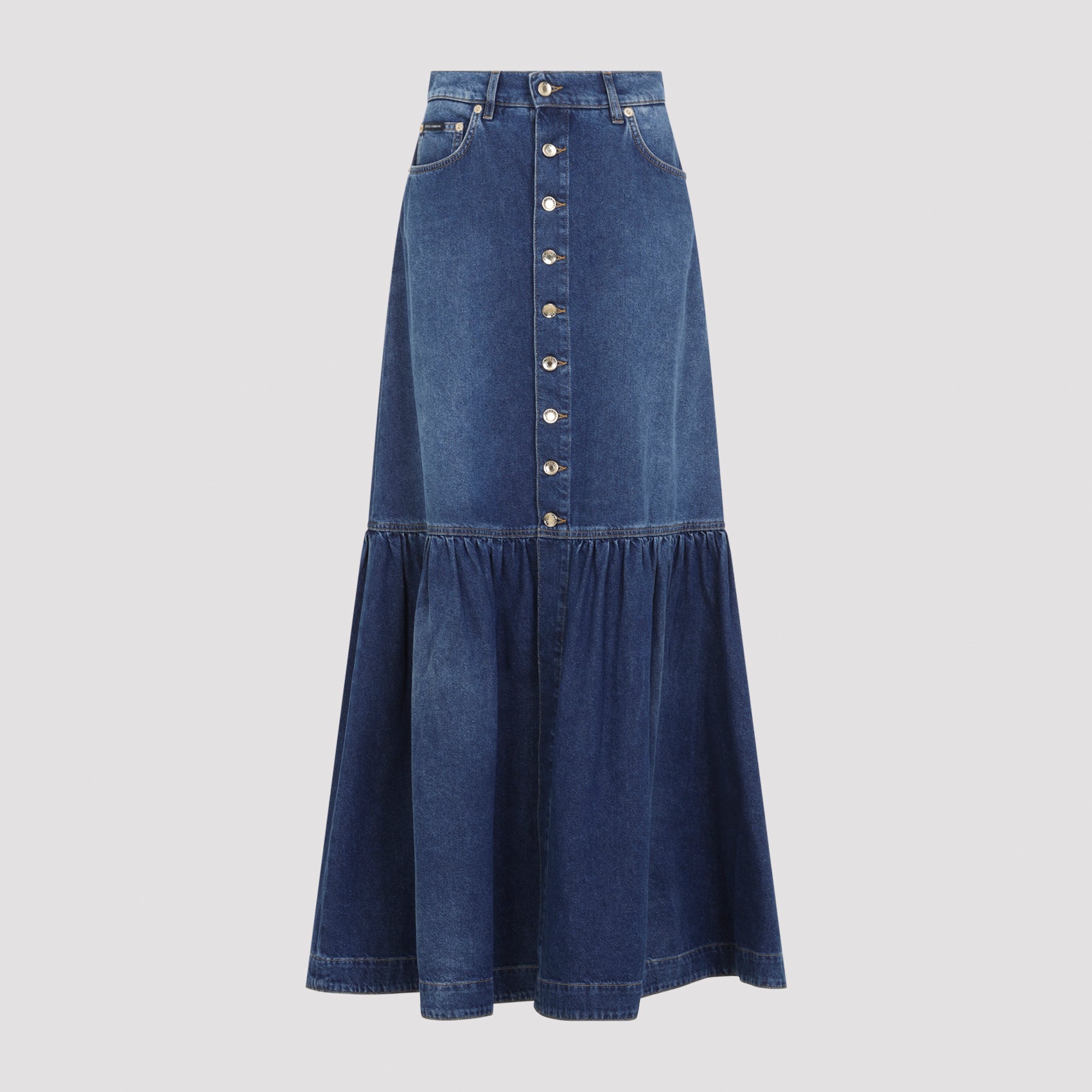 Dolce & Gabbana Long Denim Skirt