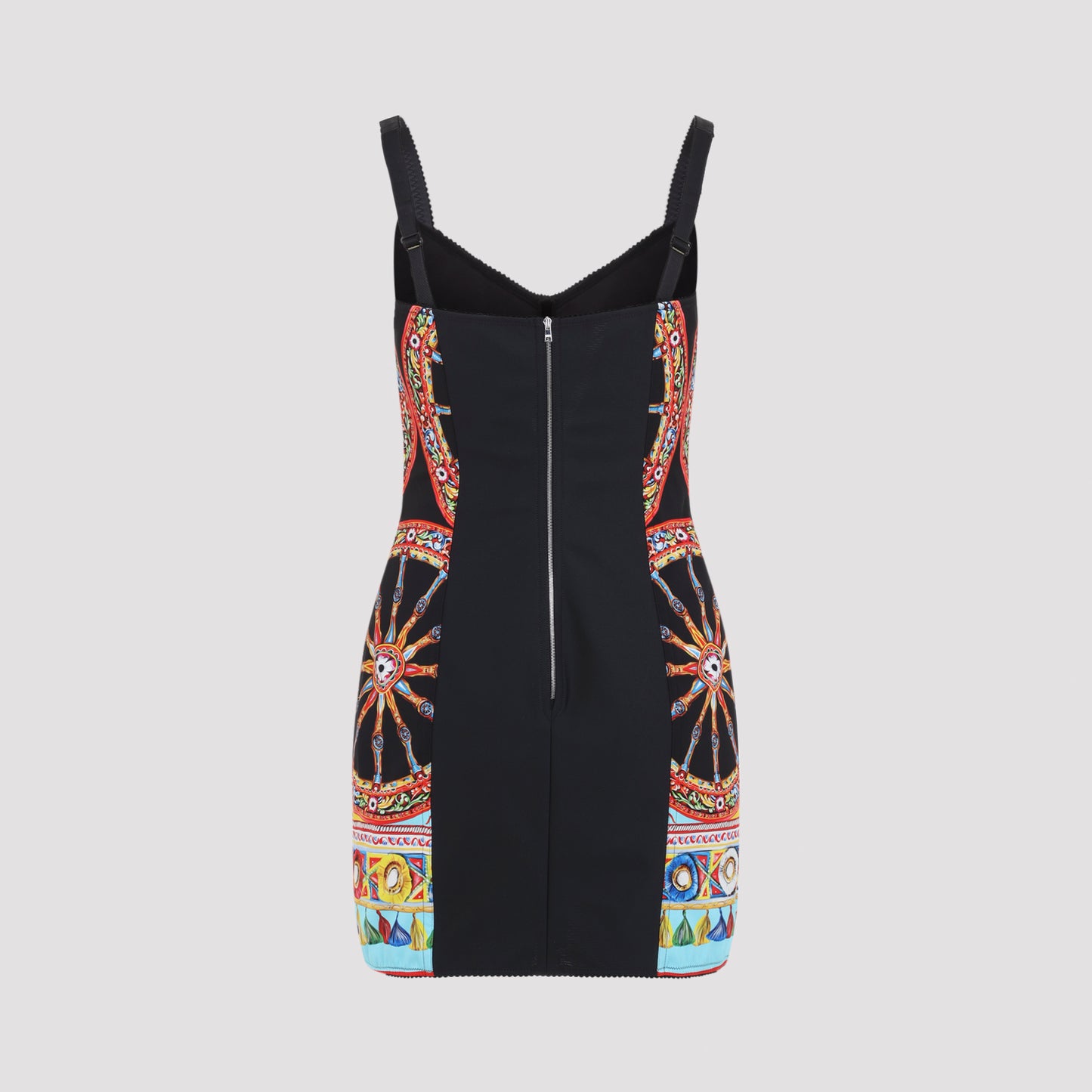 Dolce & Gabbana Charmeuse Carretto Mini Dress