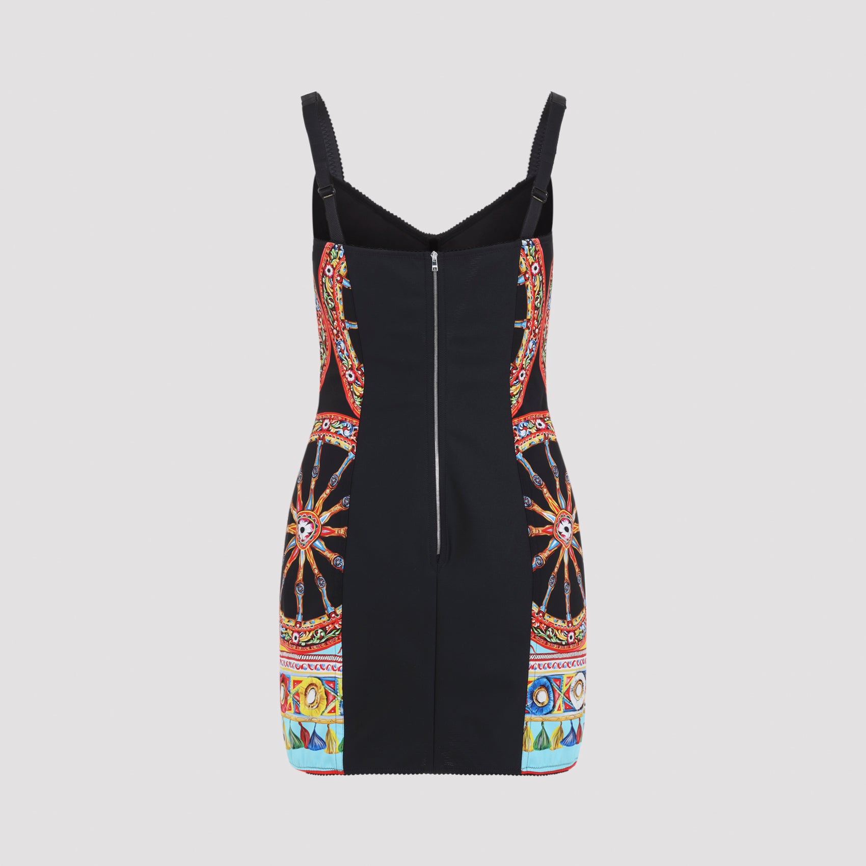 Dolce & Gabbana Charmeuse Carretto Mini Dress