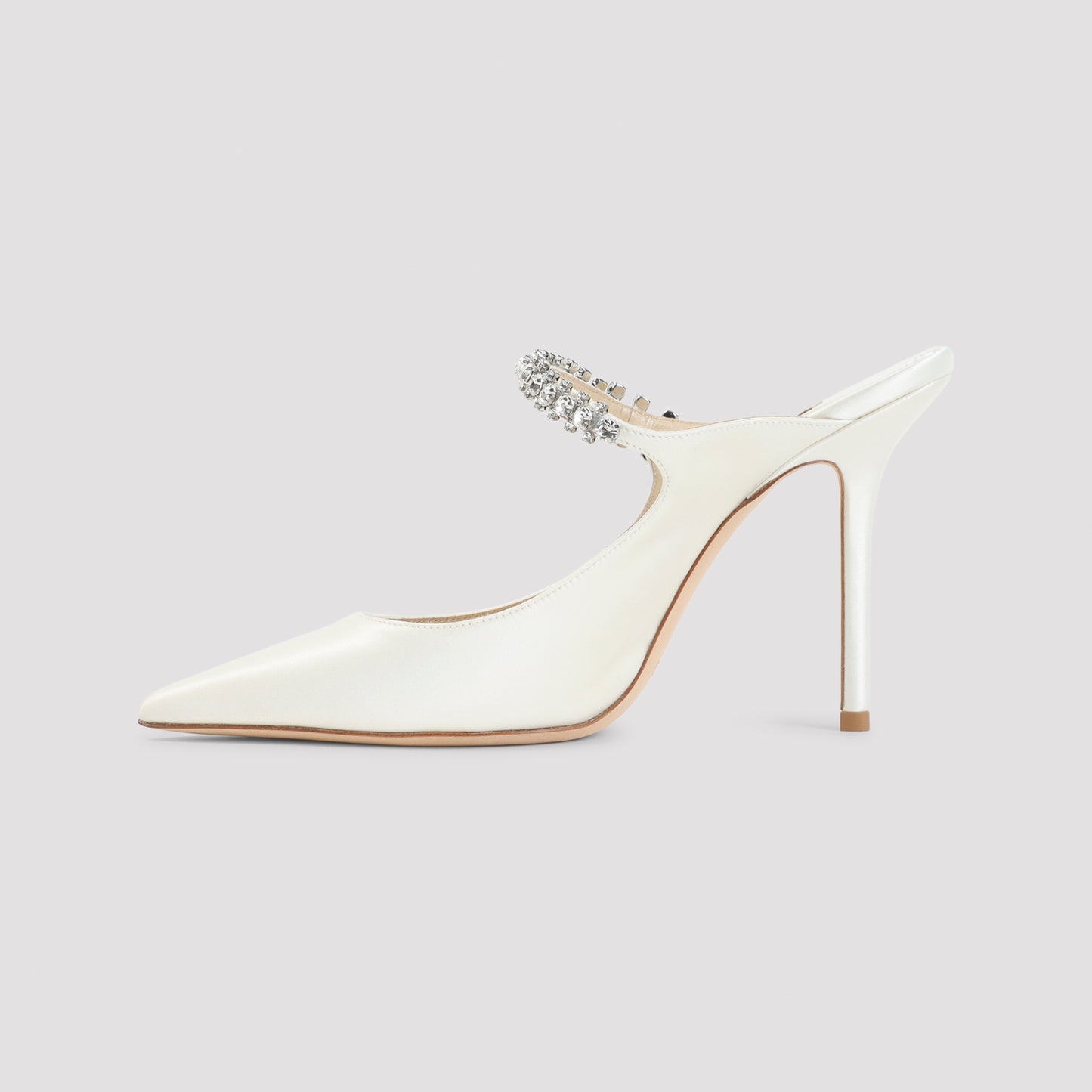 Jimmy Choo Bing Satin 100 Mules