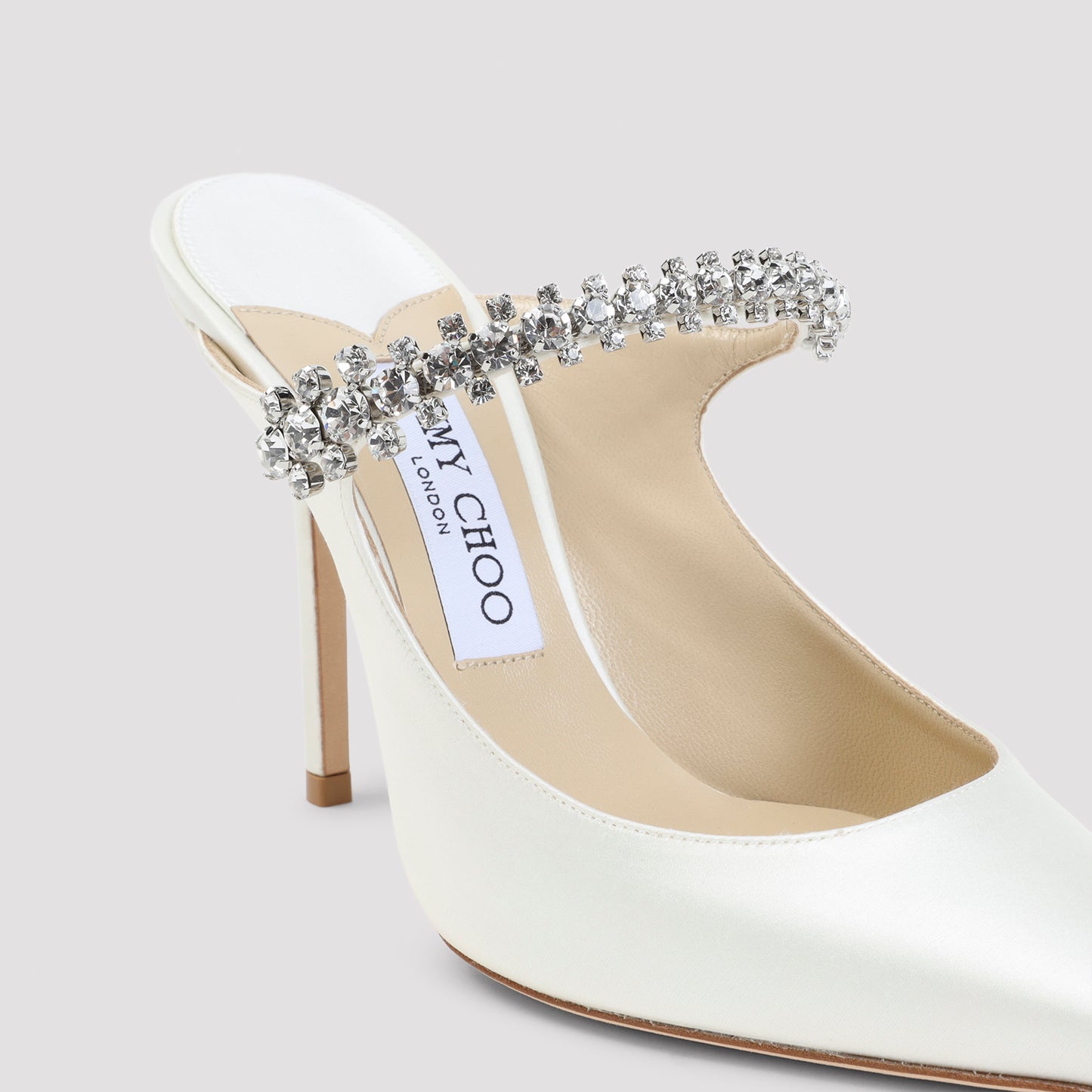 Jimmy Choo Bing Satin 100 Mules