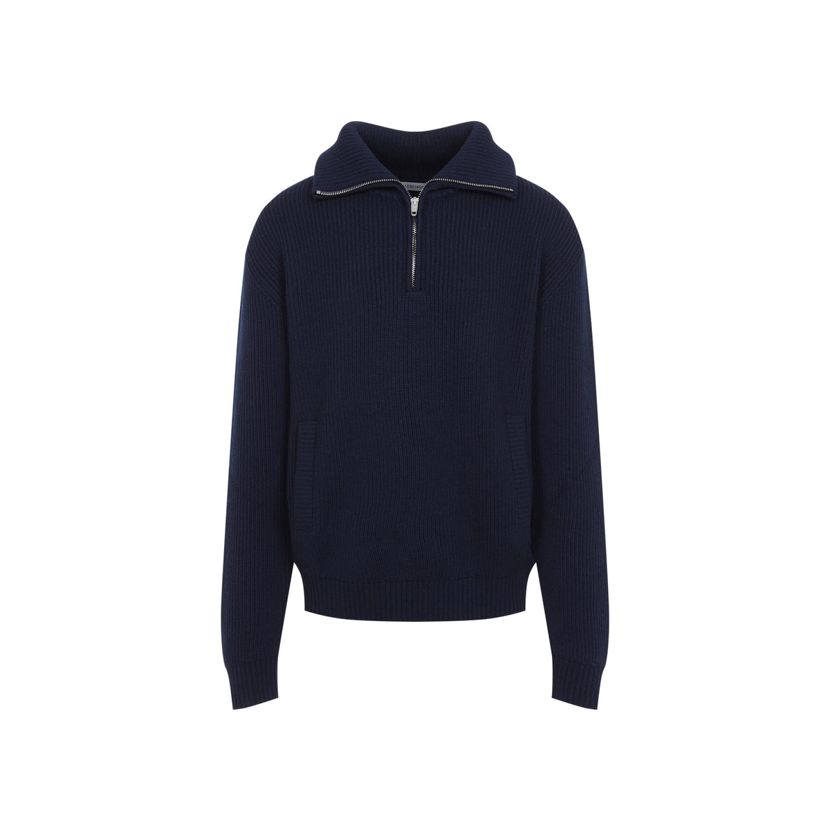 Balenciaga Half Zip Knit Sweater