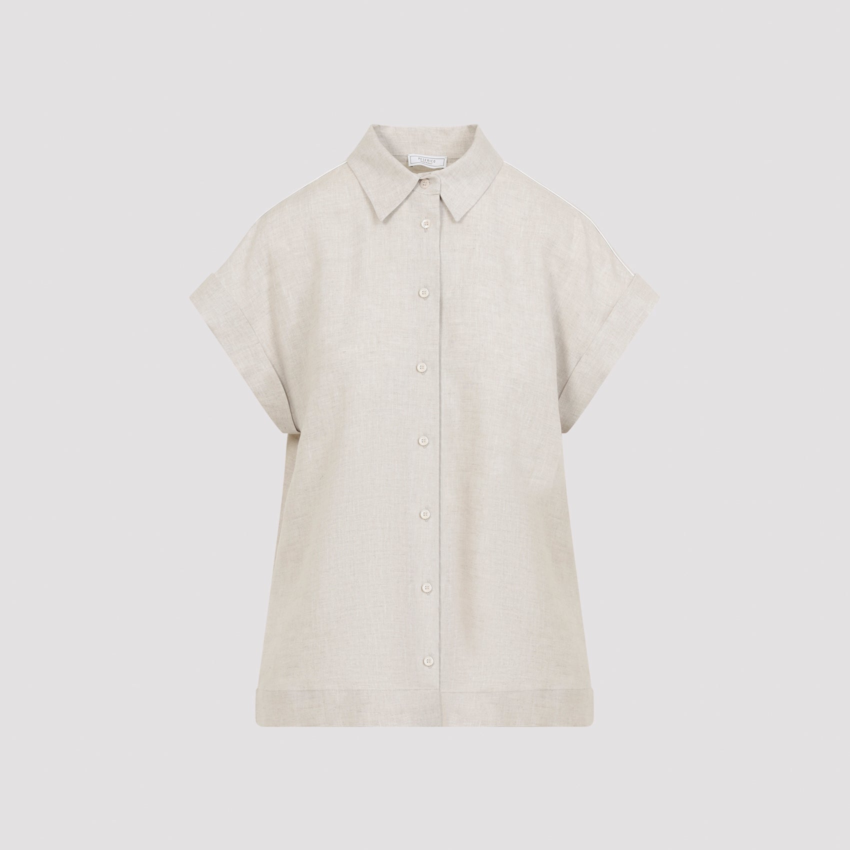 Peserico Linen Short Sleeves Shirt