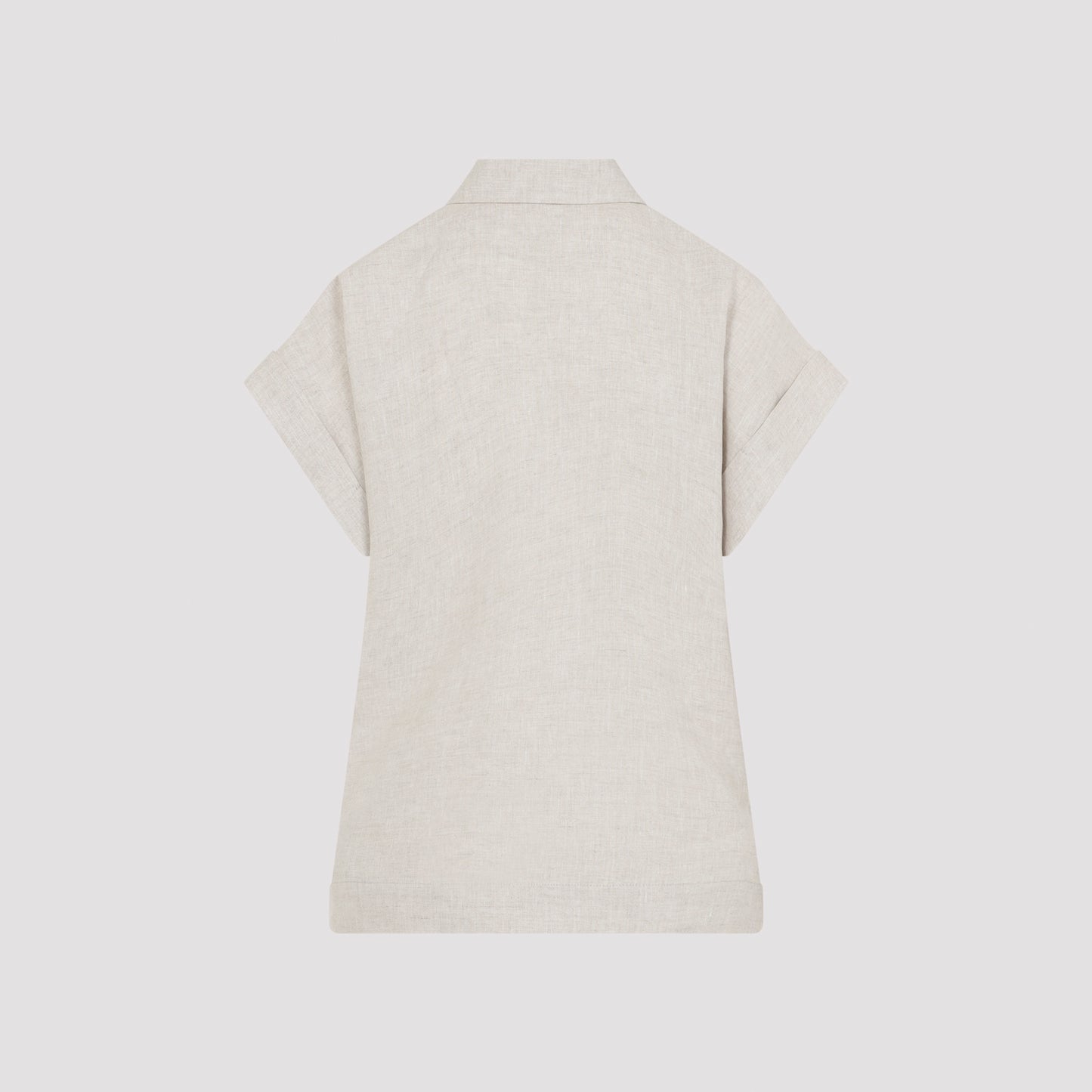 Peserico Linen Short Sleeves Shirt