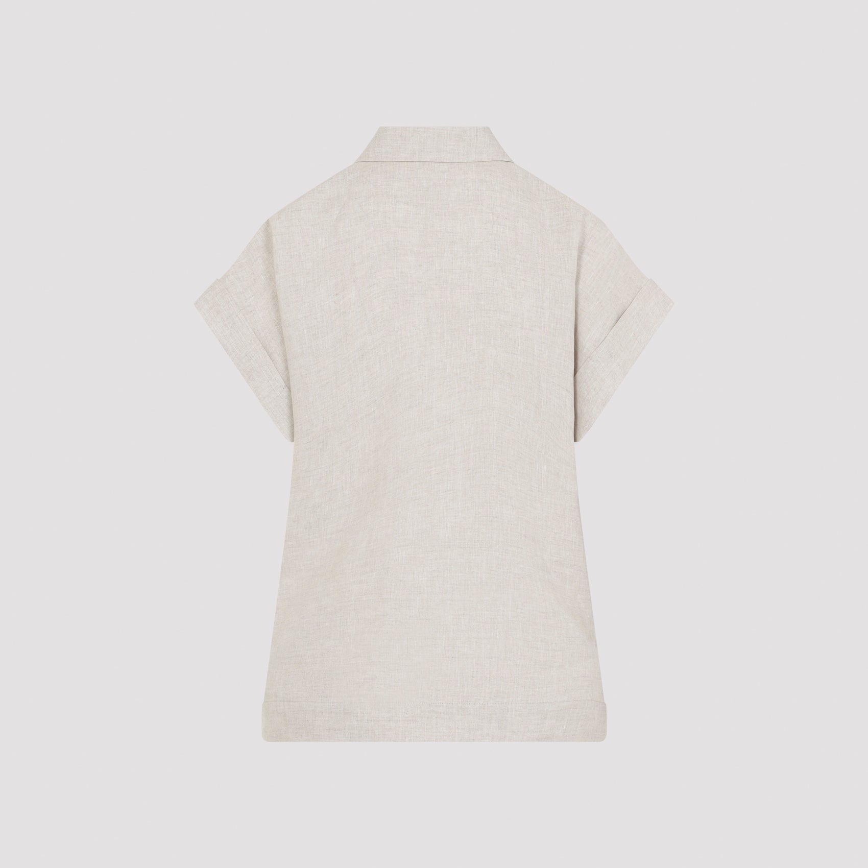 Peserico Linen Short Sleeves Shirt
