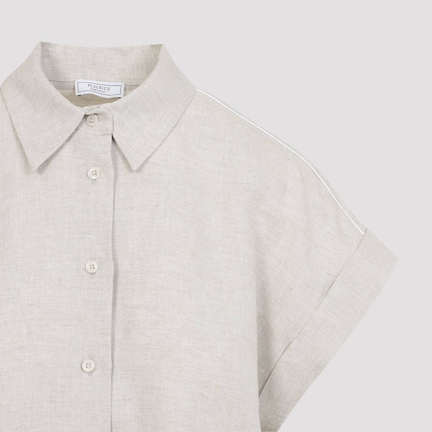 Peserico Linen Short Sleeves Shirt