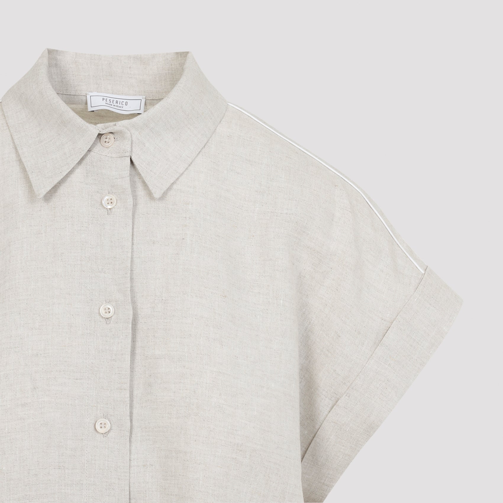 Peserico Linen Short Sleeves Shirt
