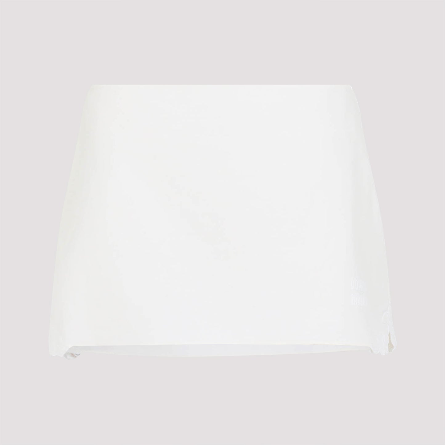 Miu Miu Linen and Cotton Mini Skirt