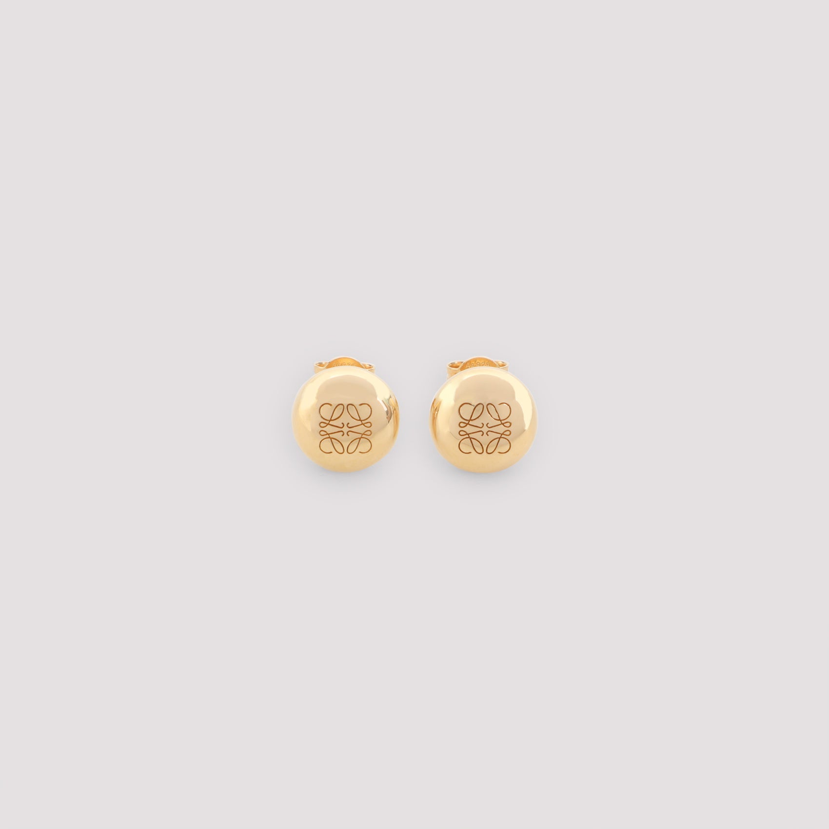 Loewe Anagram Pebble Stud Earrings