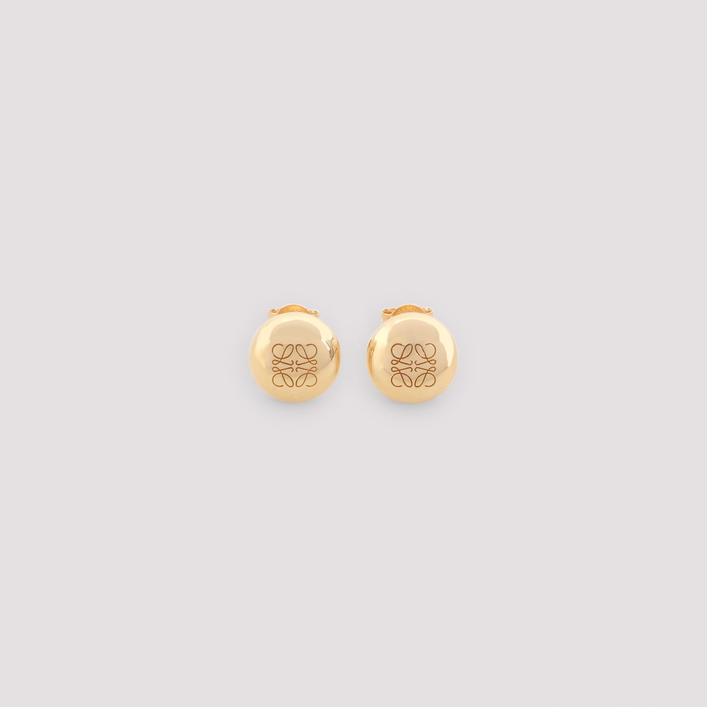 Loewe Anagram Pebble Stud Earrings