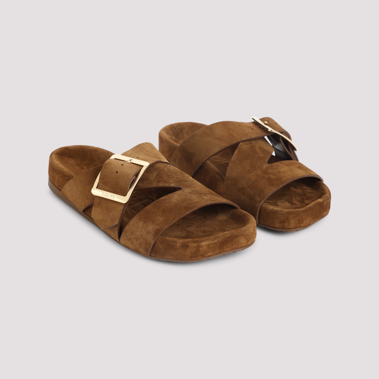 Loewe Ease Bucle Slide Sandals