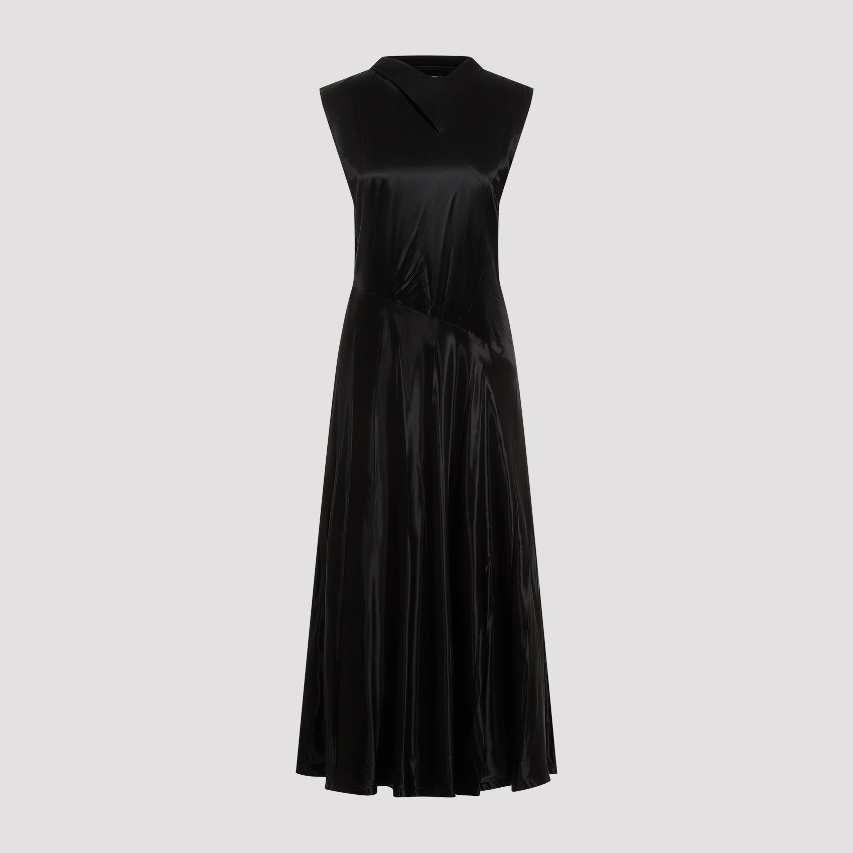 Jil Sander Cupro Long Dress