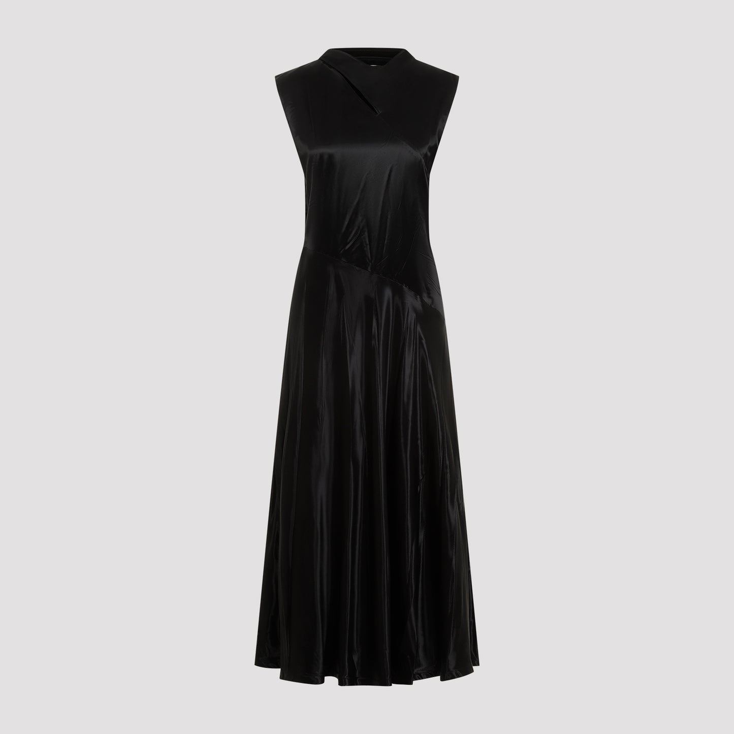 Jil Sander Cupro Long Dress