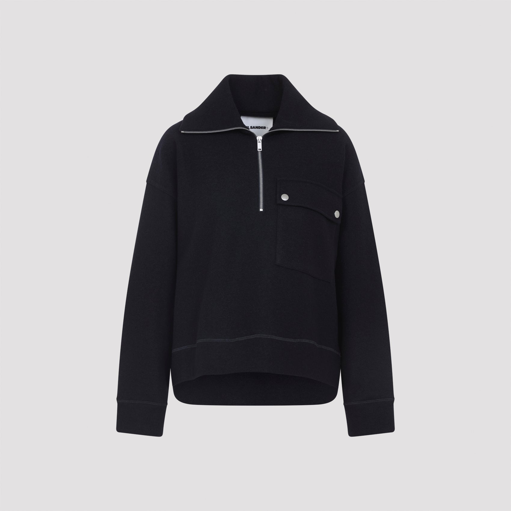 Jil Sander + 124 Hn Long Sleeves Sweatshirt