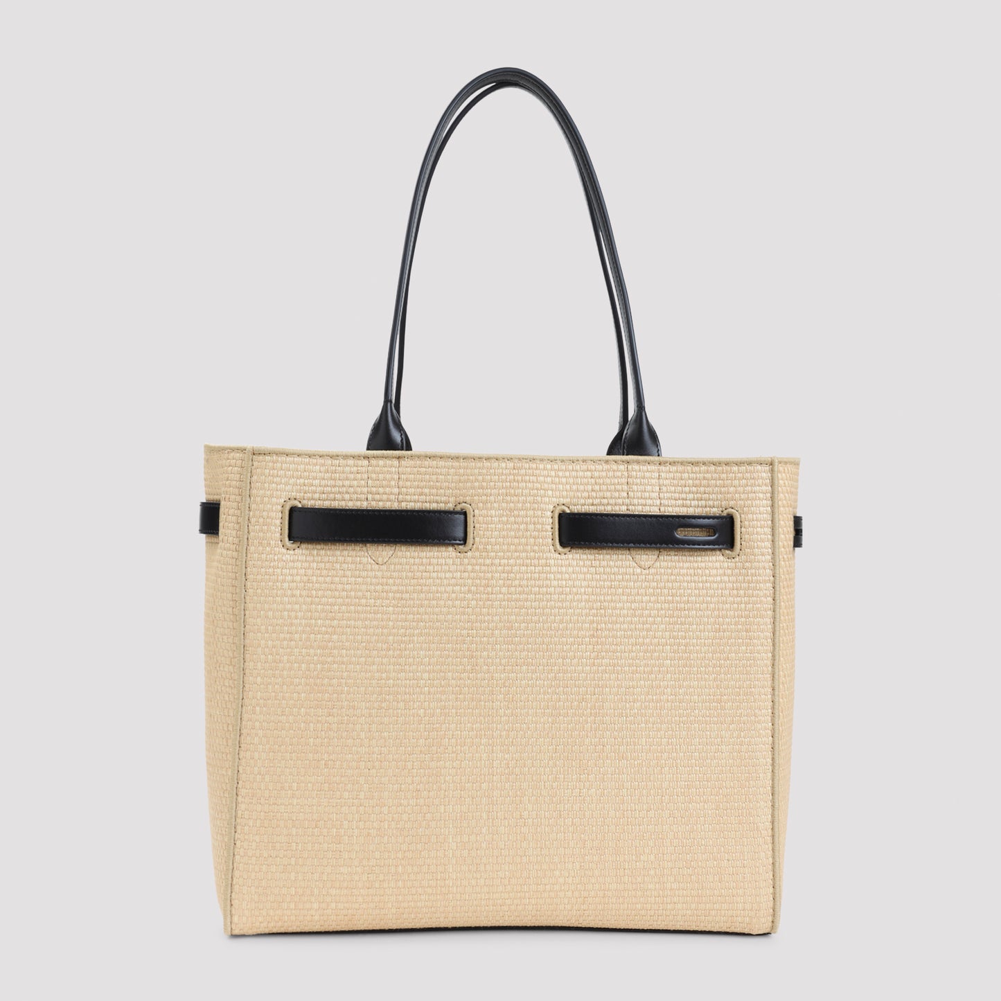 Tom Ford Raffia Smooth Calf Tote Bag