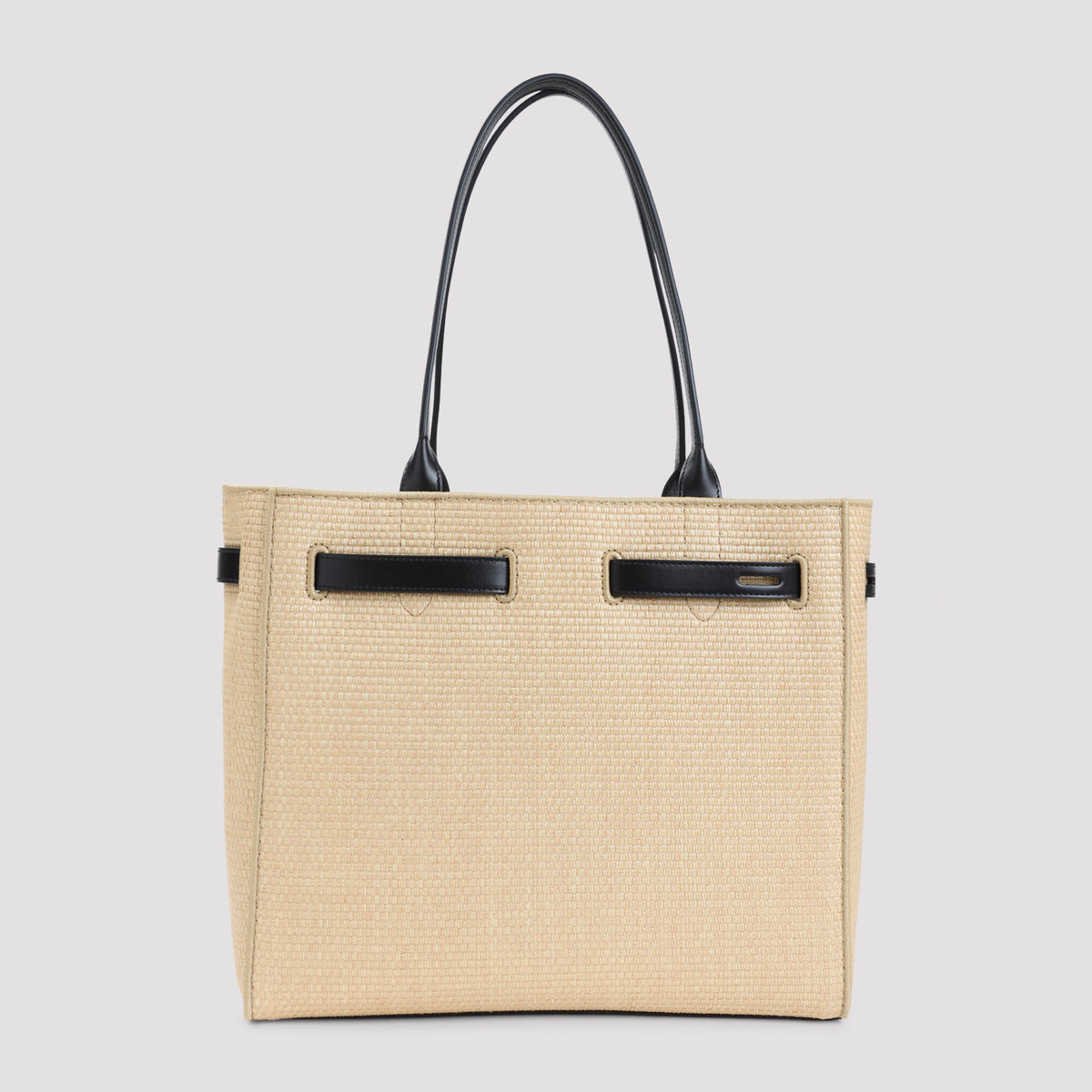 Tom Ford Raffia Smooth Calf Tote Bag