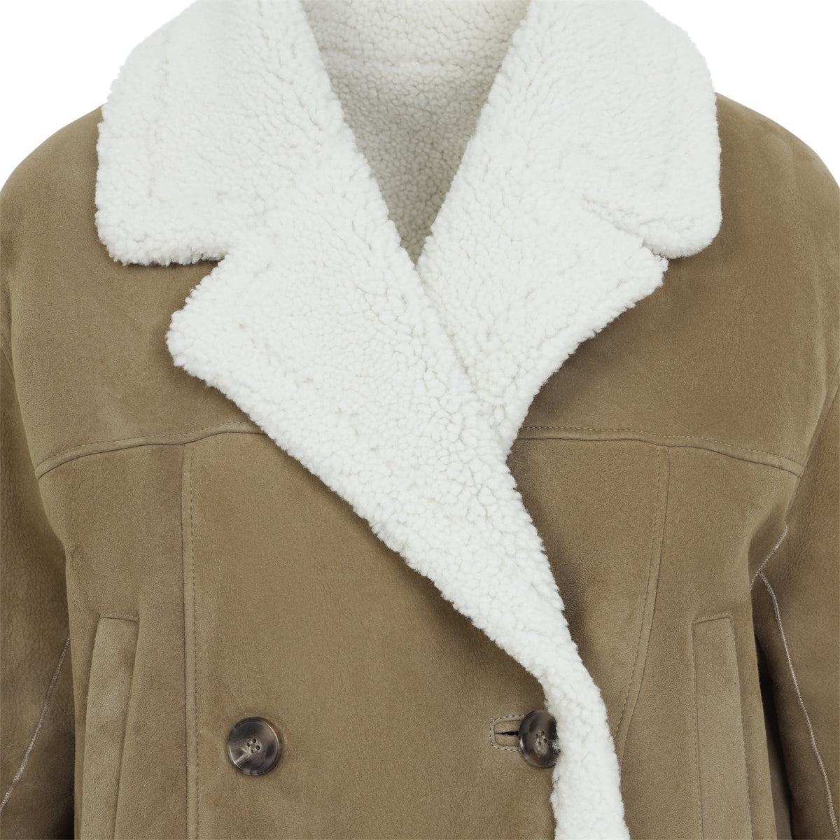 Yves Salomon Shearling Short Coat
