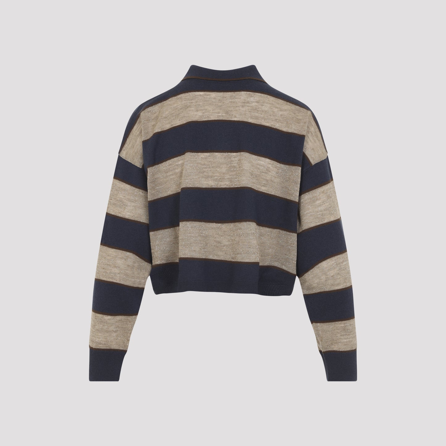Brunello Cucinelli Jersey Striped Polo