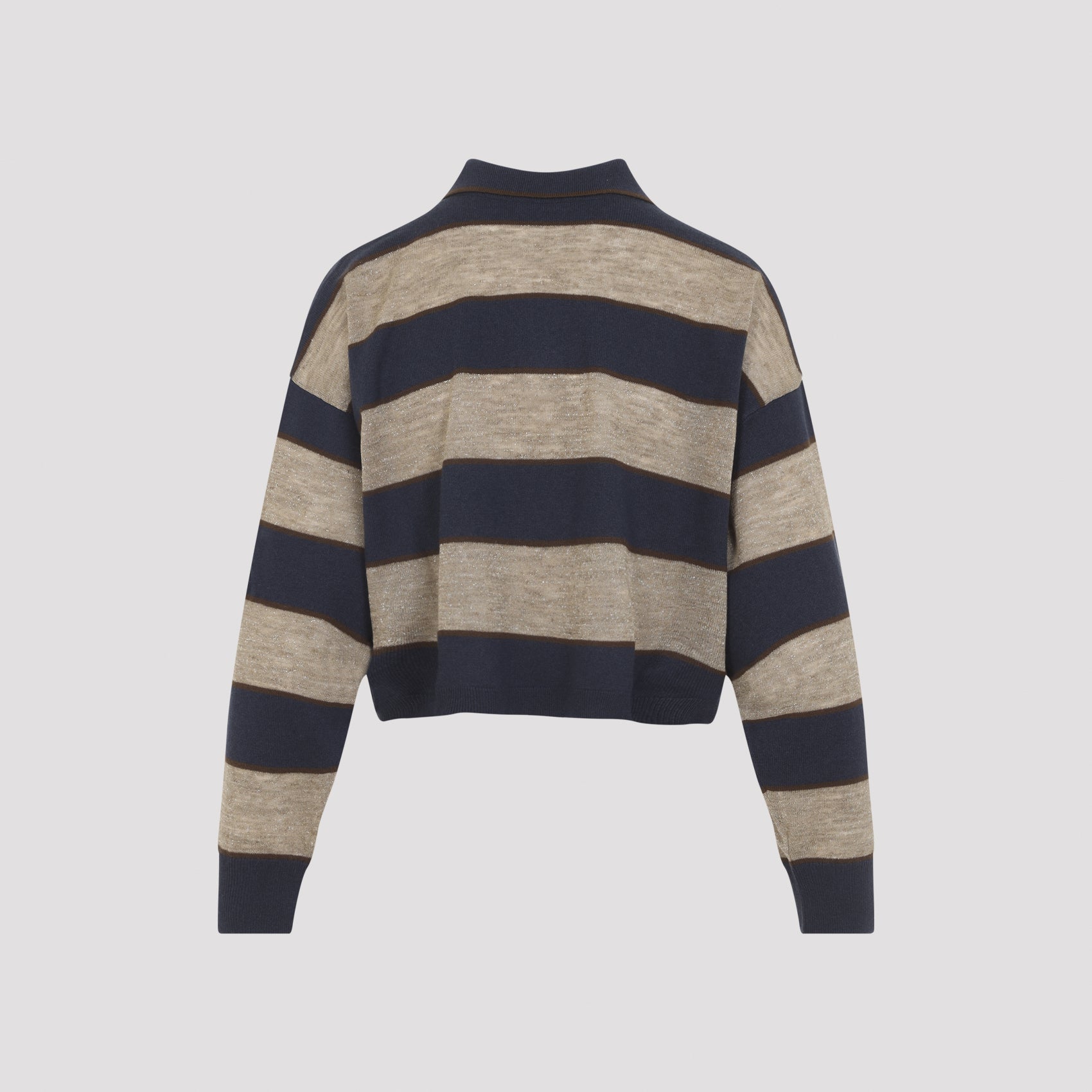 Brunello Cucinelli Jersey Striped Polo