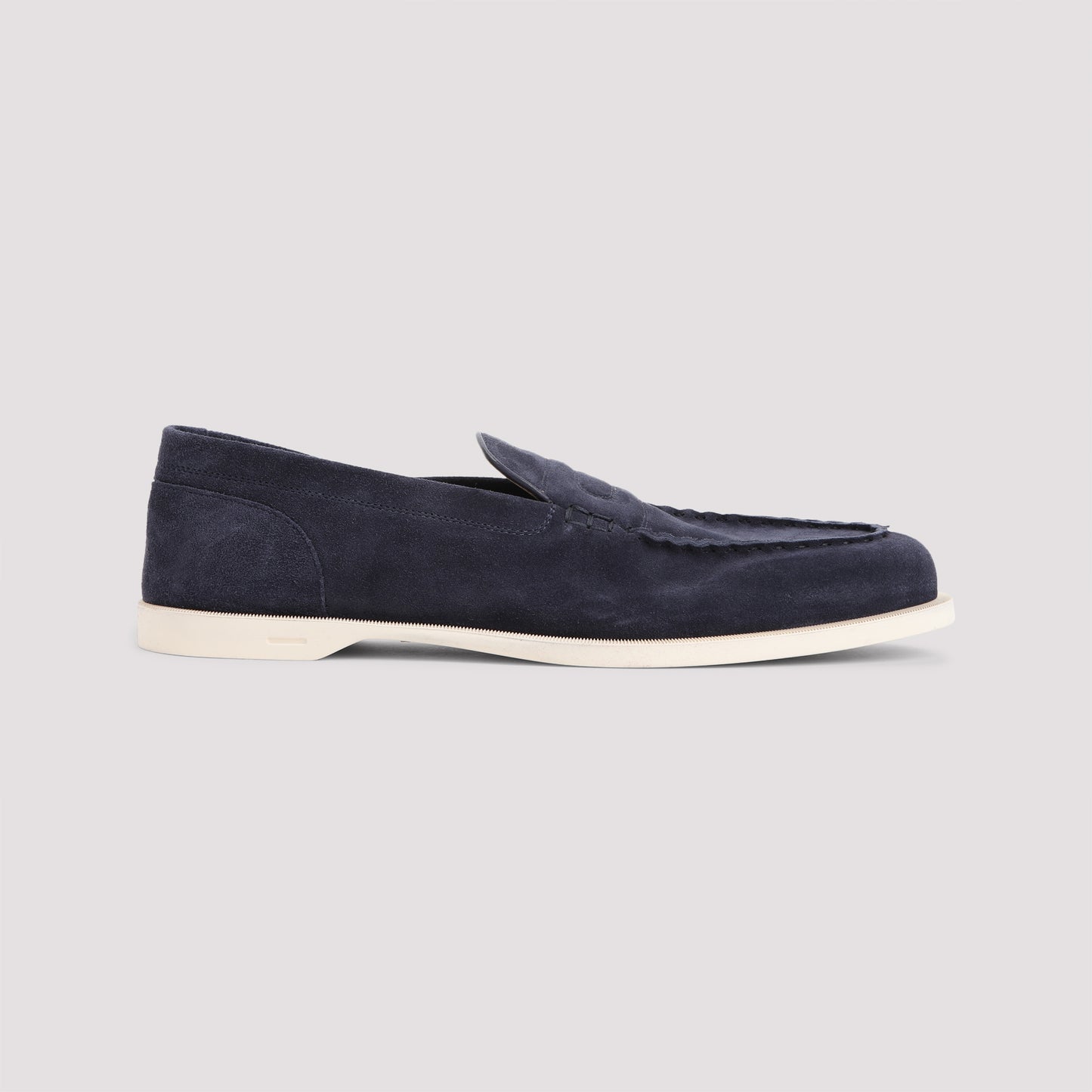 John Lobb Pace Suede Oval Flexi Loafers