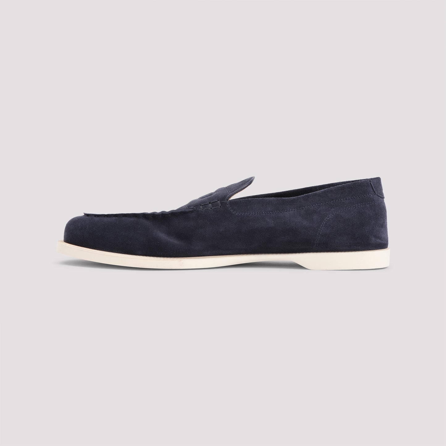 John Lobb Pace Suede Oval Flexi Loafers