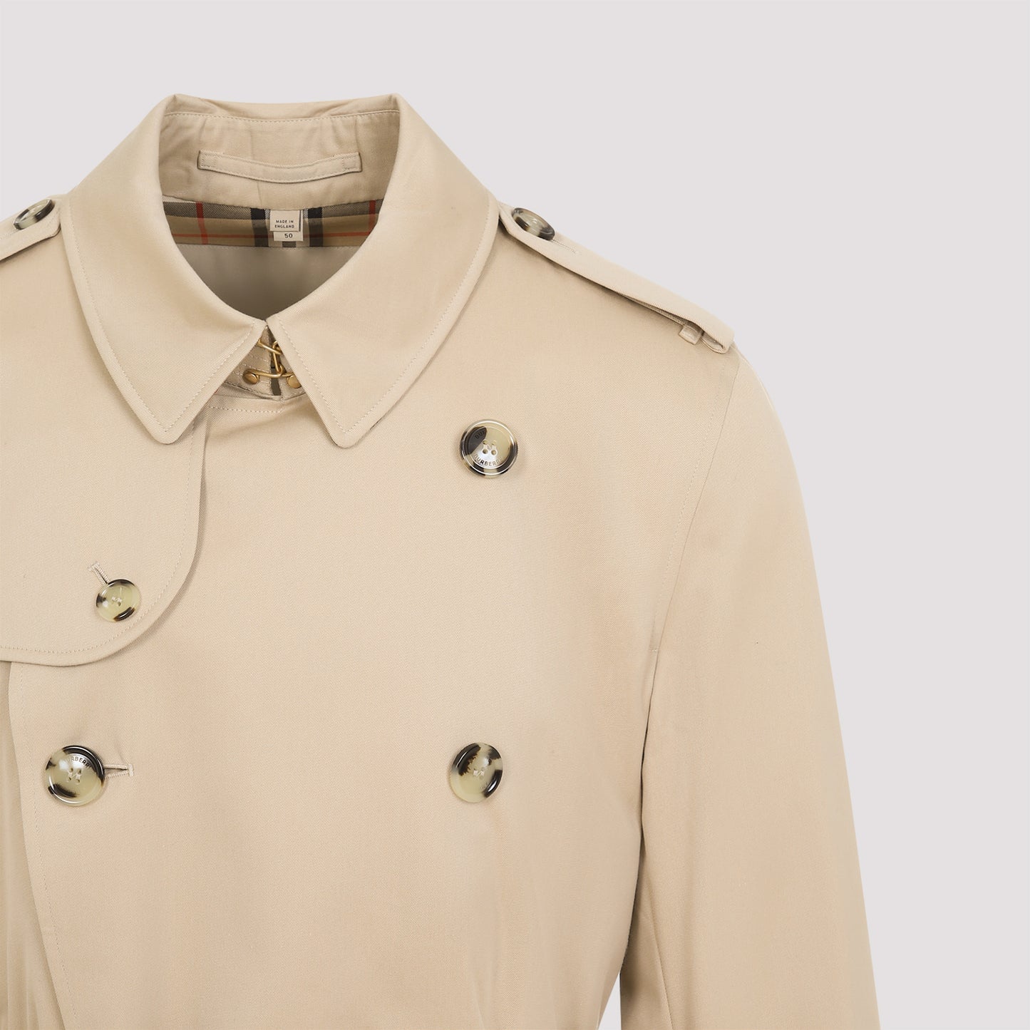 Burberry Kensington Long Cotton Trench