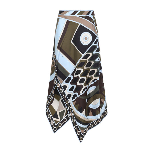 Pucci Silk Long Skirt