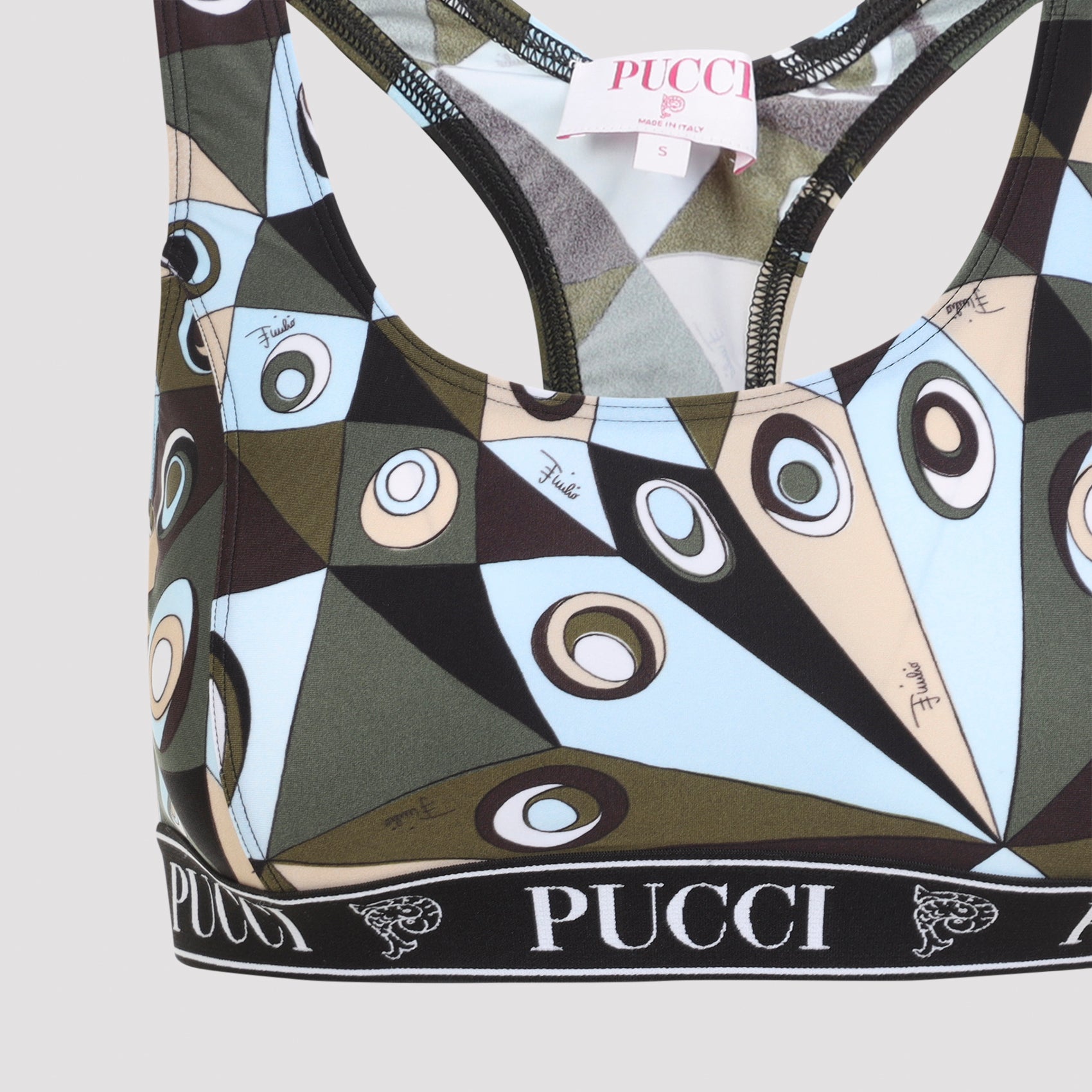 Pucci Polyamide Bra Top