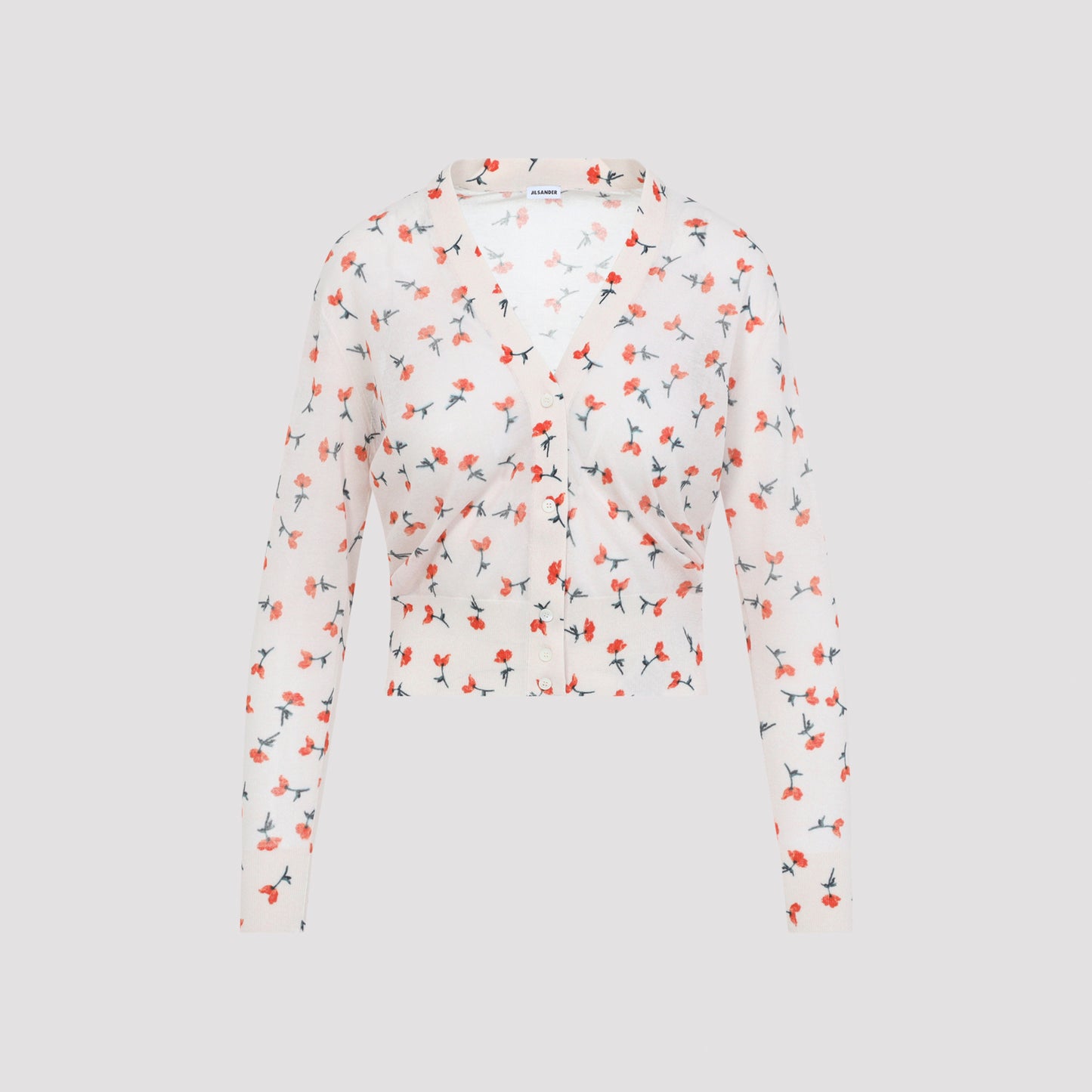 Jil Sander V-Neck Cotton Cardigan