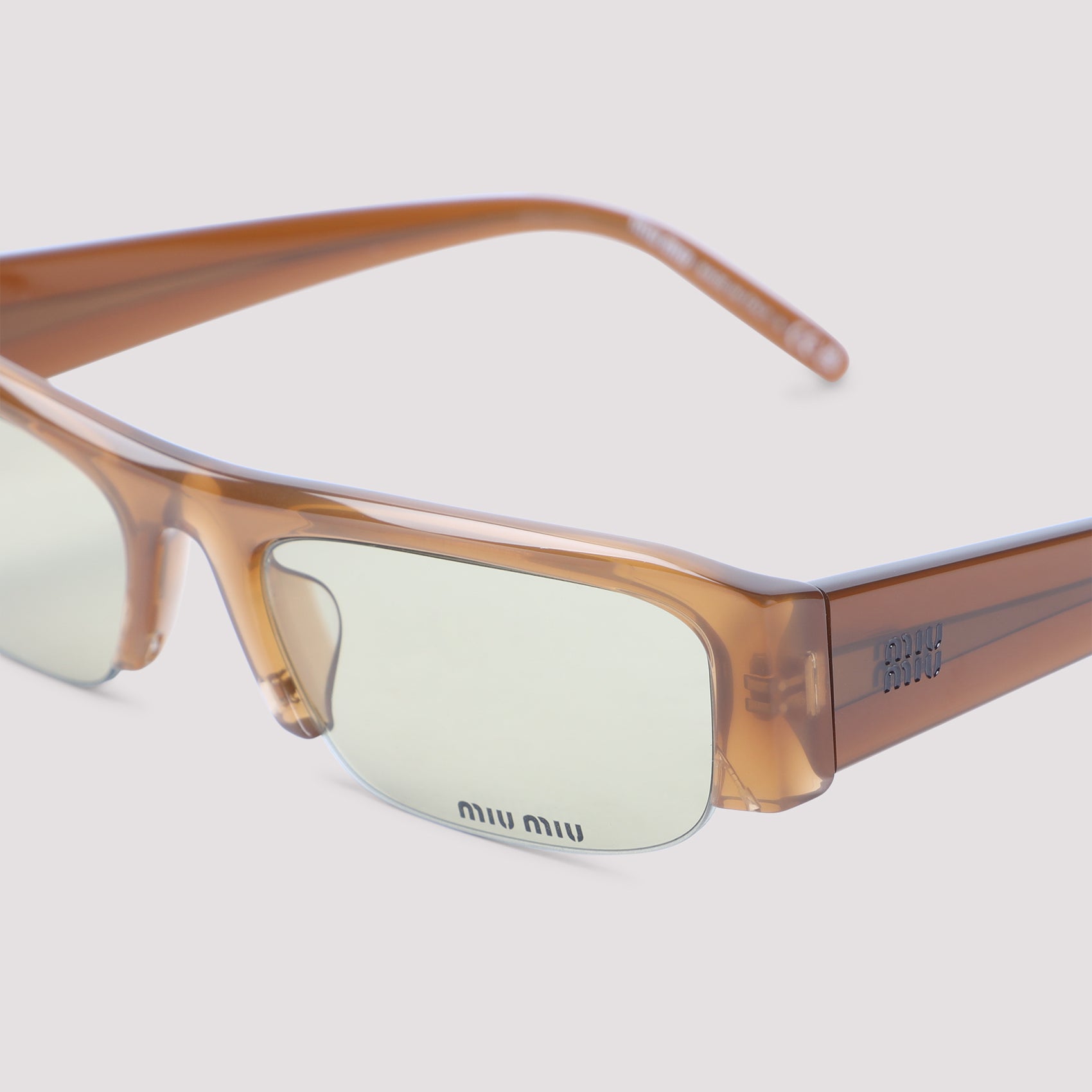 Miu Miu Eyewear Transparent Sunglasses