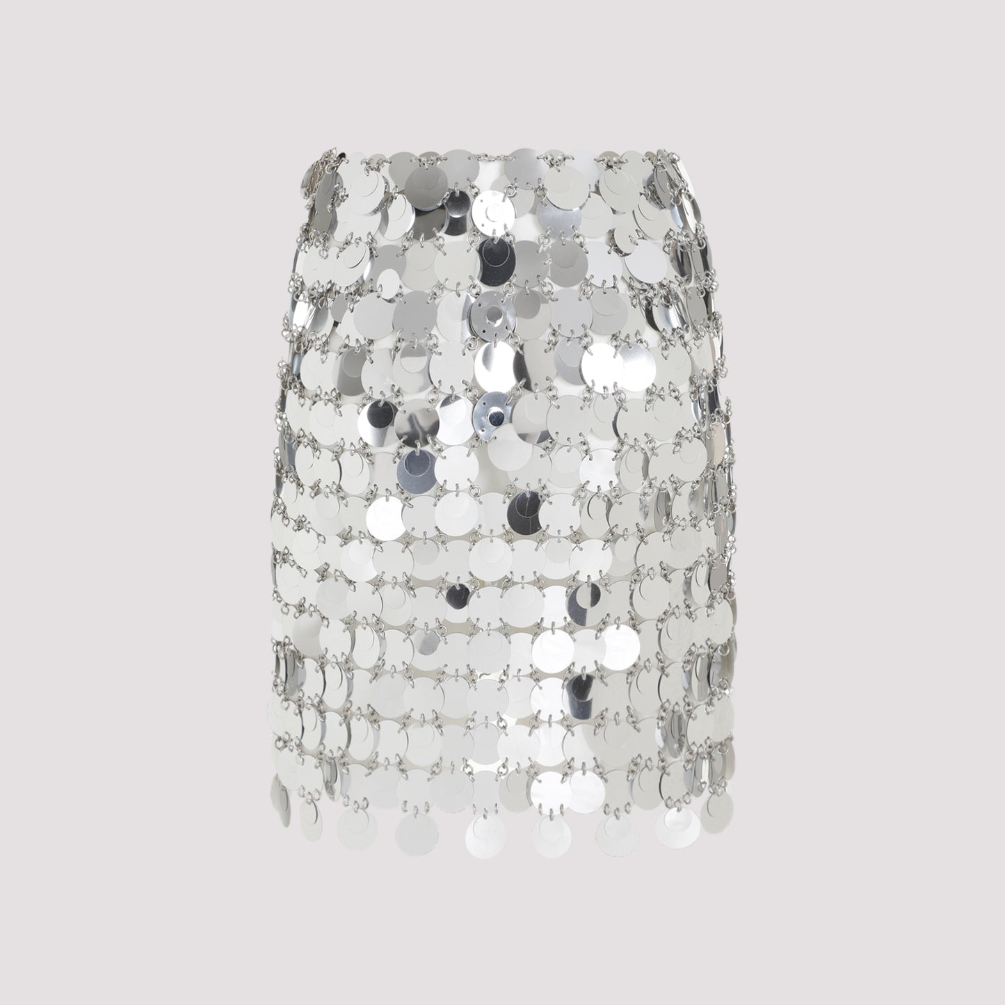 Rabanne Round Sequin Mini Skirt