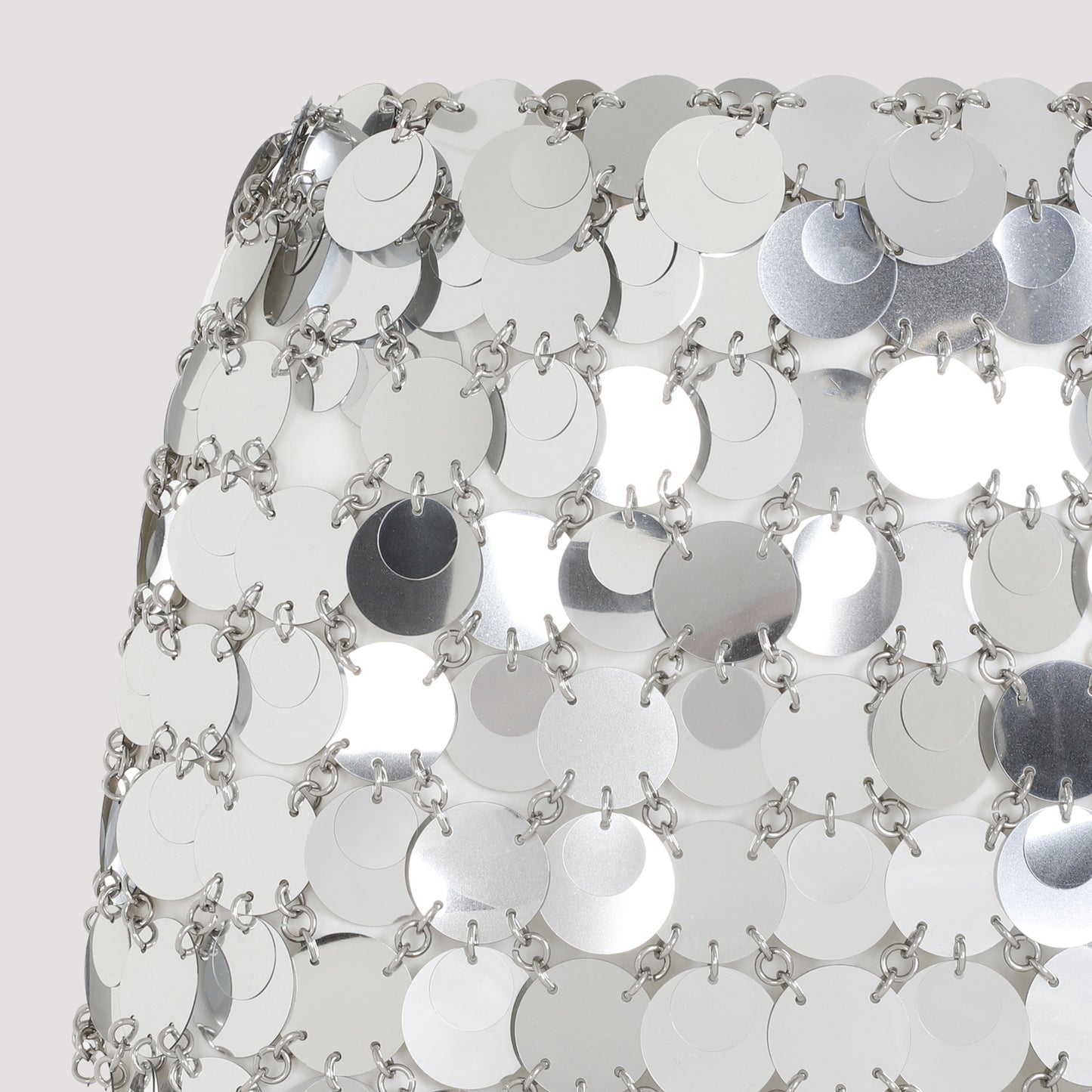 Rabanne Round Sequin Mini Skirt