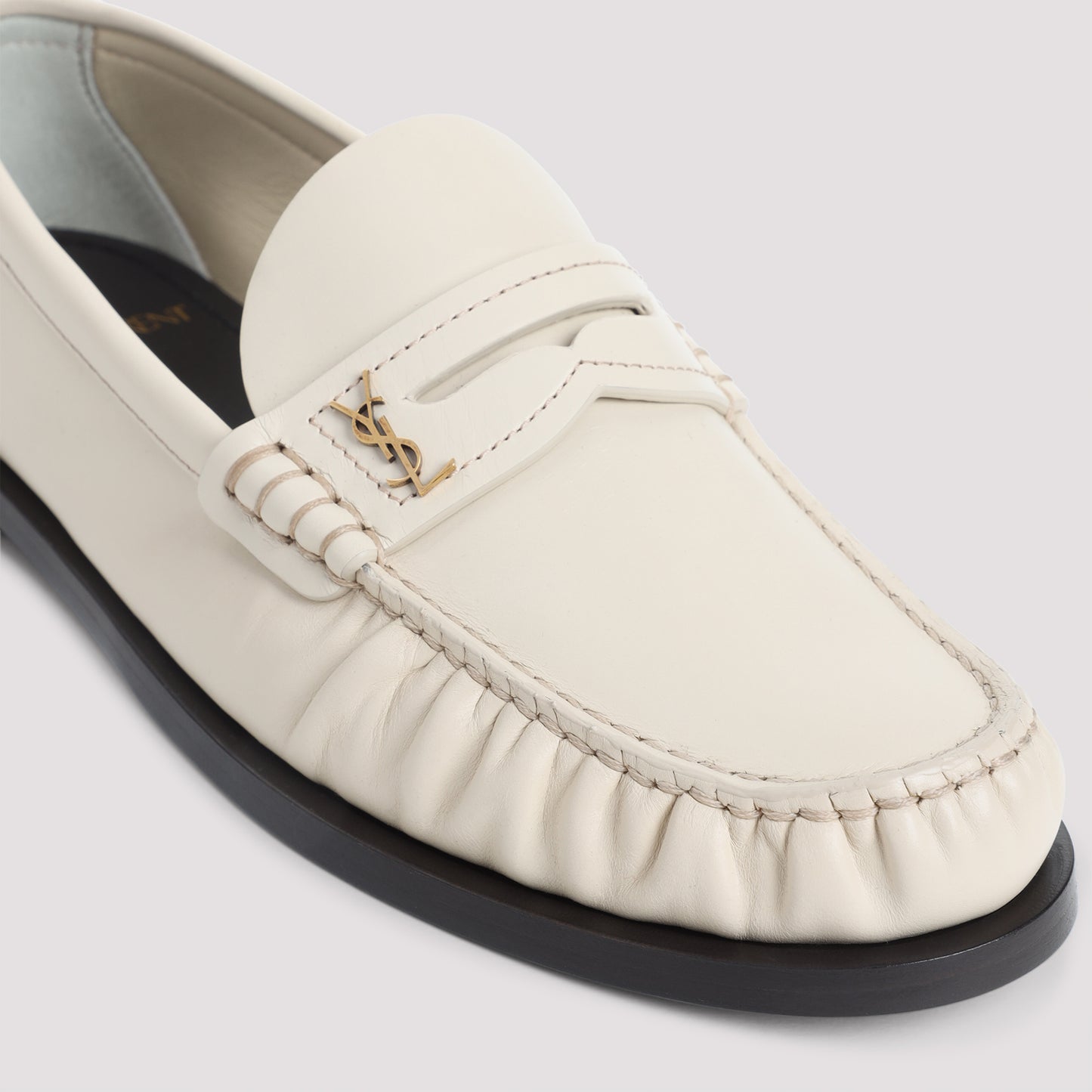 Saint Laurent Leather Loafers