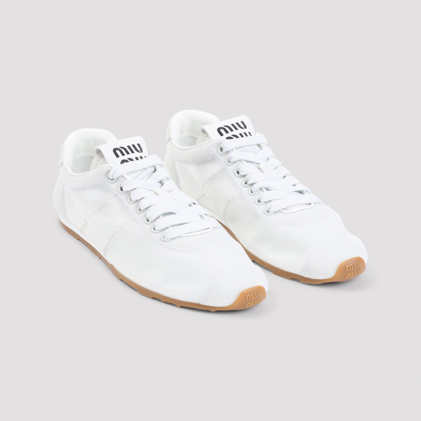 Miu Miu Lace Up Sneakers